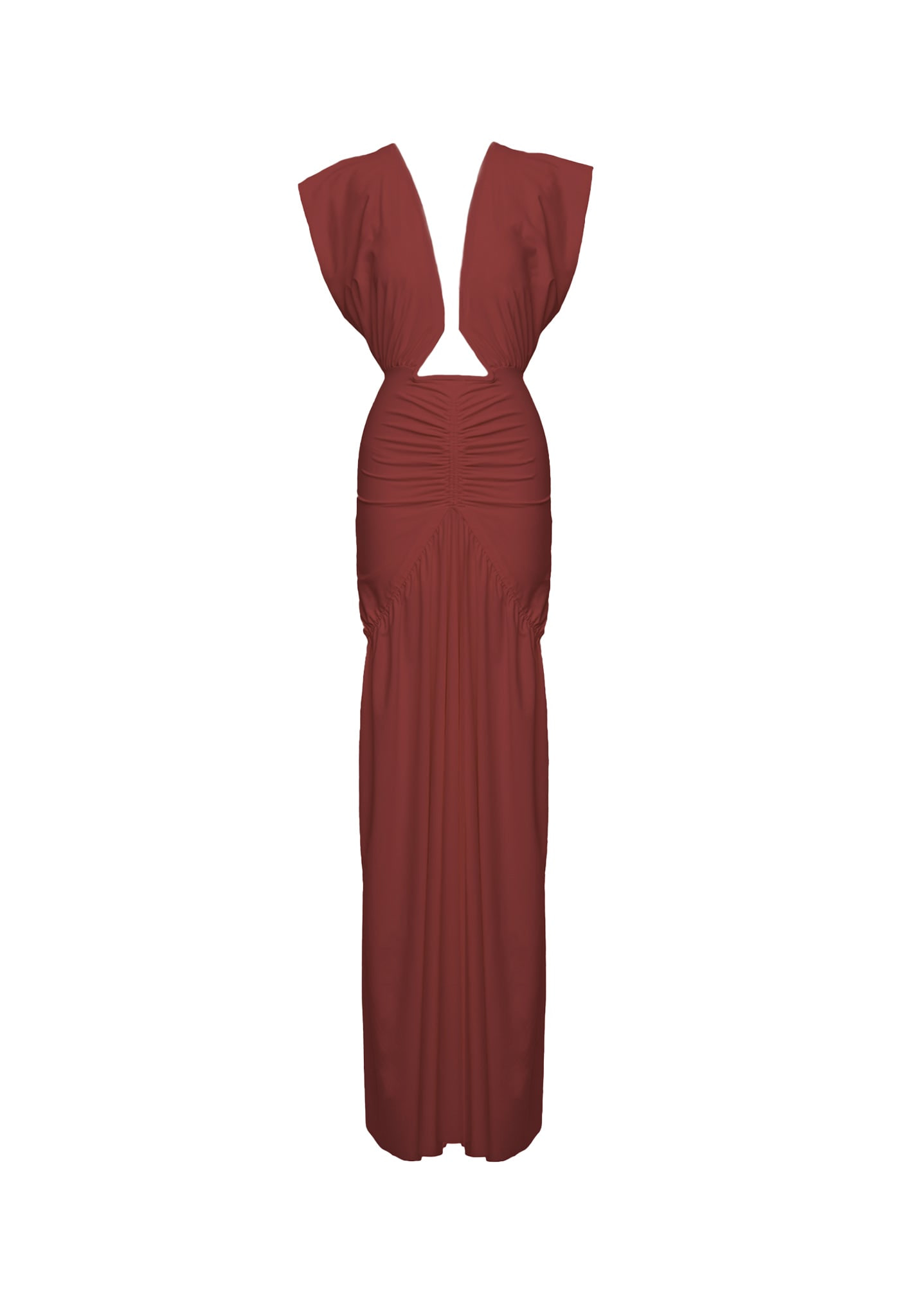 Nayades The Label Women's Brown Coco De Terre Dress Burgundy In Brown