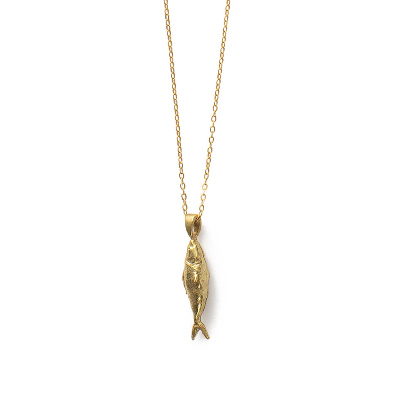 Pelso Women's Gold  X Hoffmann D'or Fish Necklace