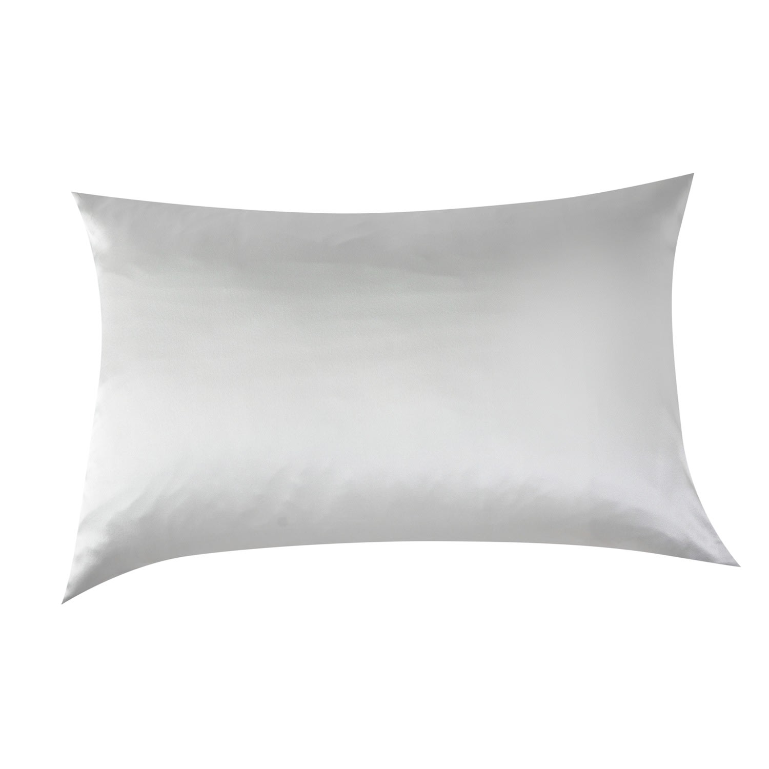 Pure Mulberry Silk Pillowcase - Queen Size - Silver Grey Us Queen Soft Strokes Silk