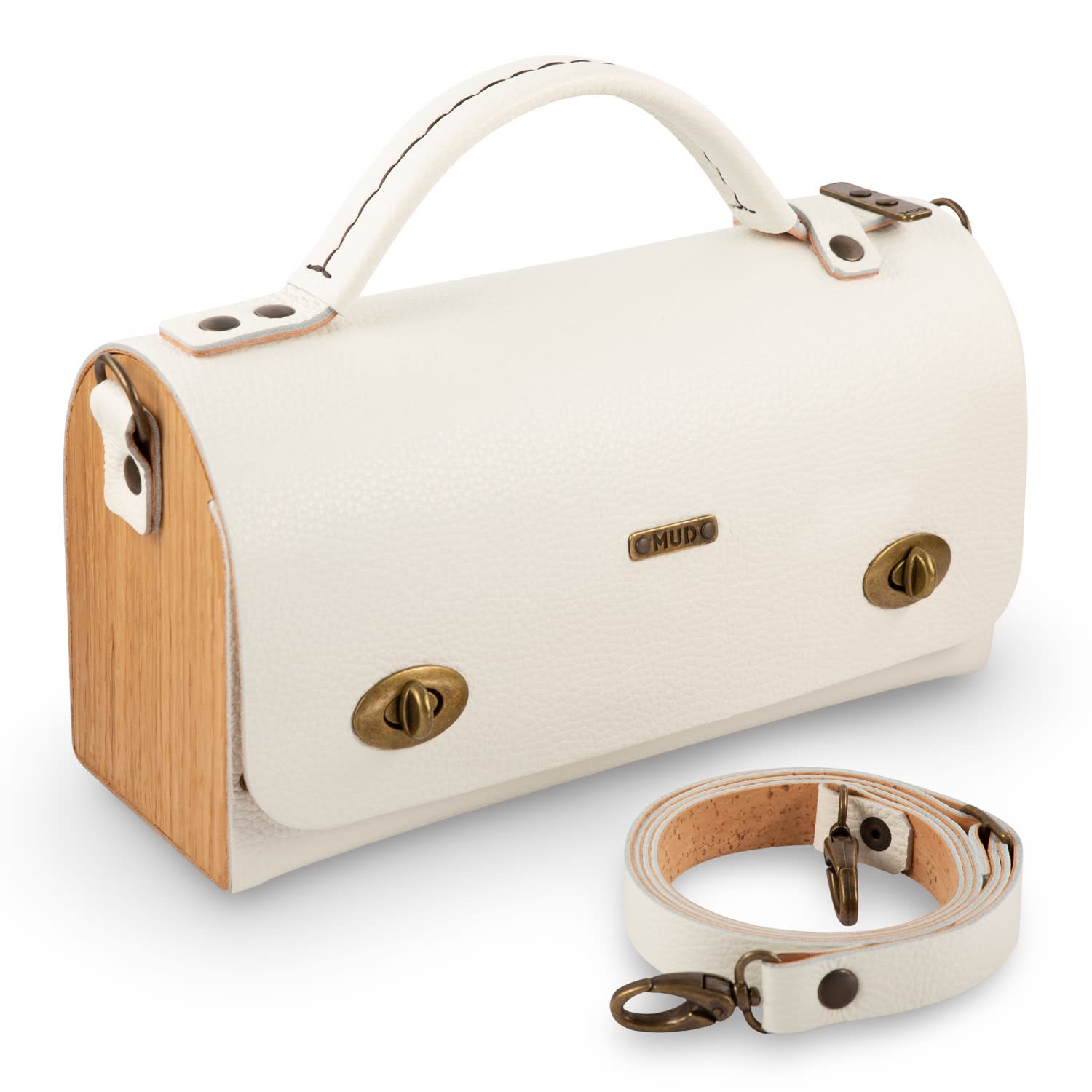 Mud - Manufacture Under Design Women's Handbag - White In White