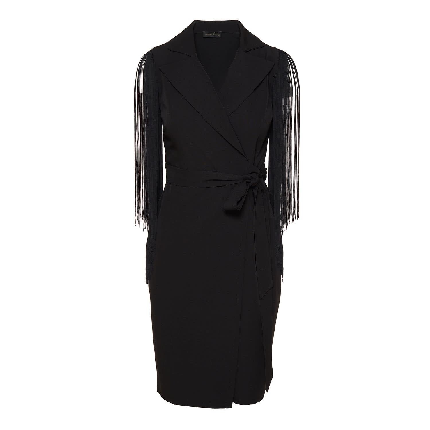 formal black dress with sleeves Long Modest Prom Dress with Long Sleeves main image 0