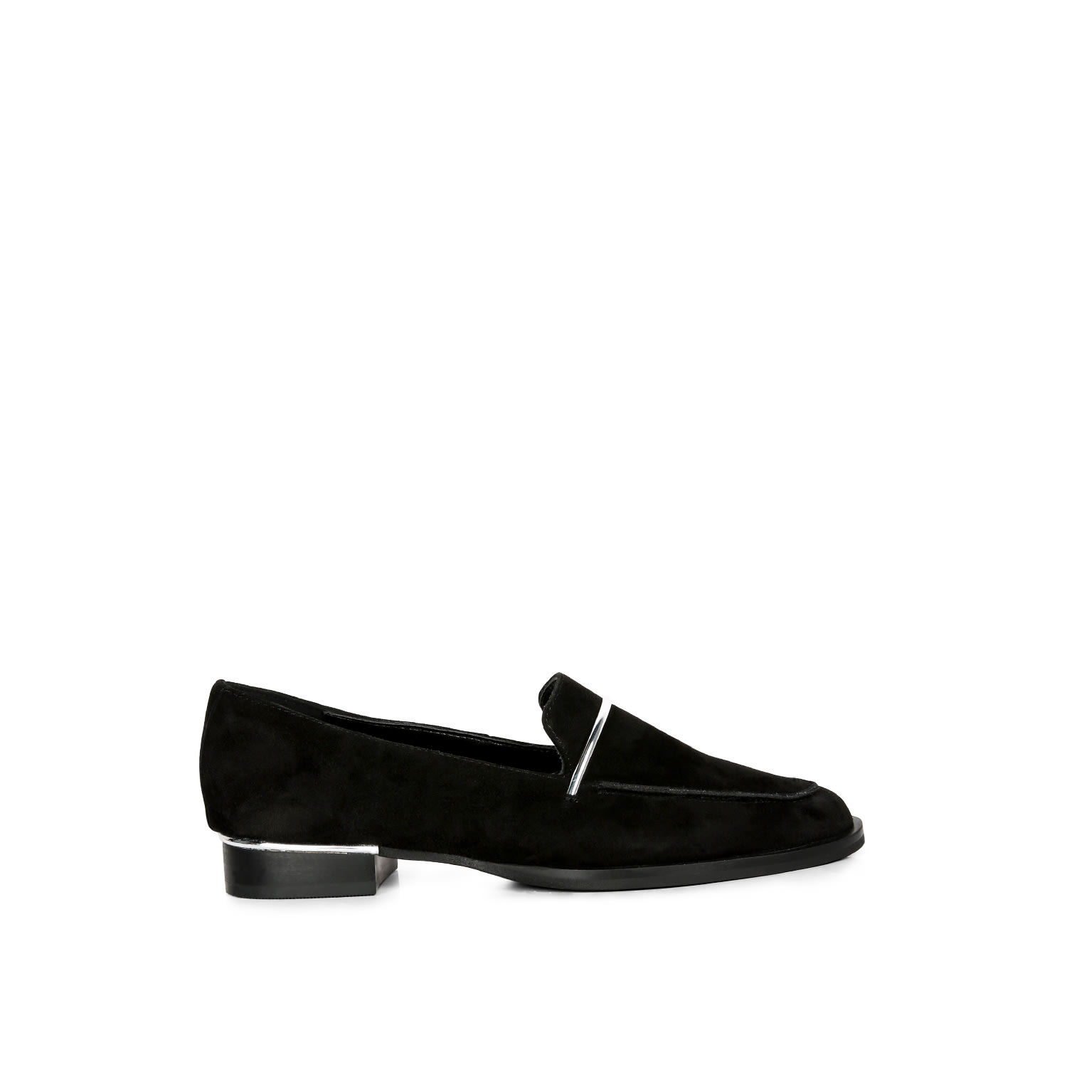 Rag & Co Women's Paulina Suede Leather Loafers In Black By  In Black
