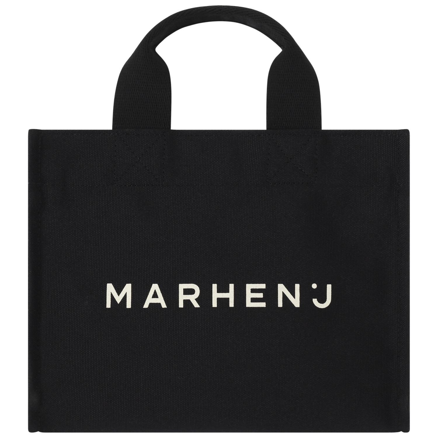 ☆MARHEN.J☆ Rico Comfort Mini Tote Crossbody Bag Rico Mini Comfort - Canvas - All Black | MARHEN.J | Wolf