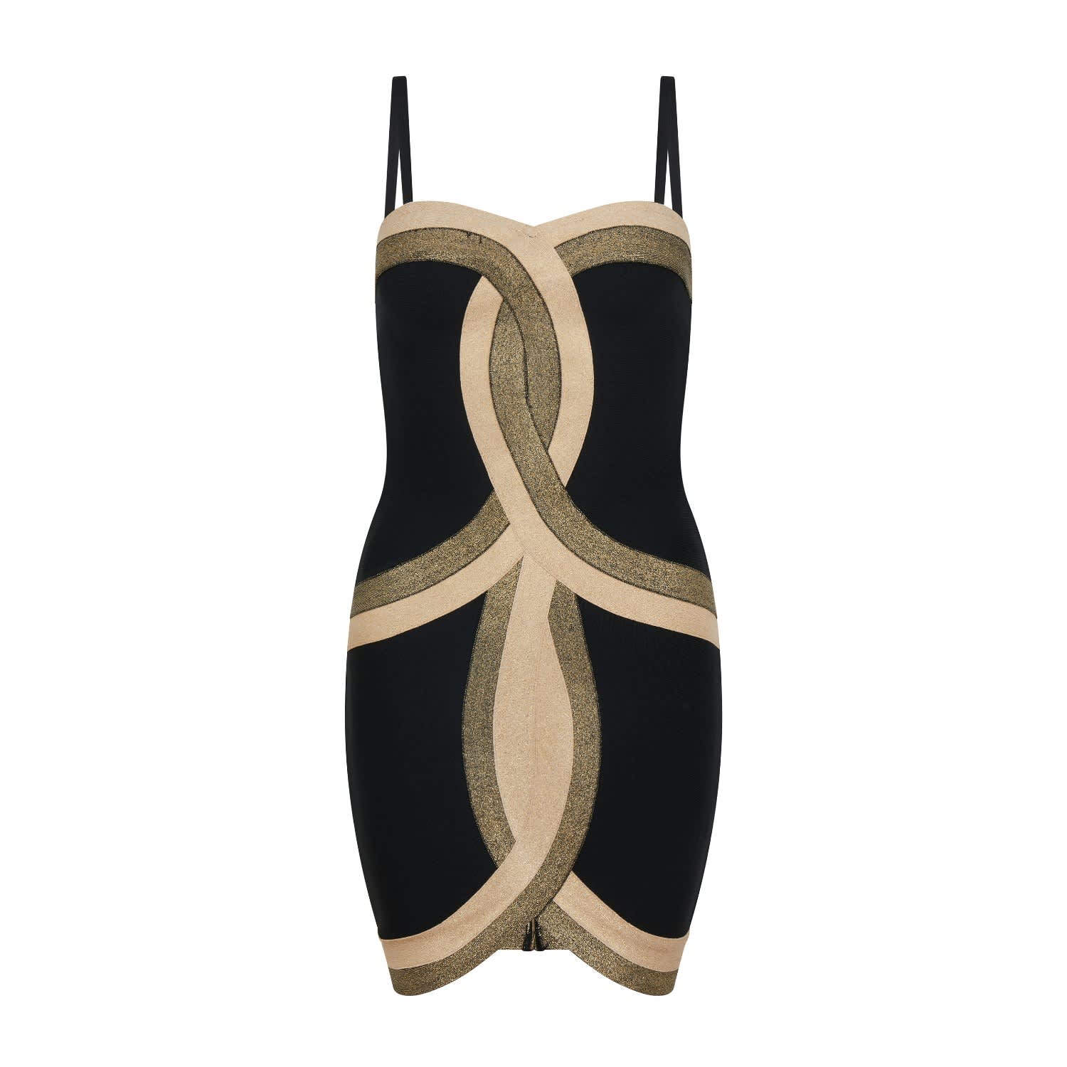 bebe black and gold bandage dress Sequin Black And Gold Bandage Dress NWT Bebe Dress Black Gold Bandage  Bodycon Top Cutout Back