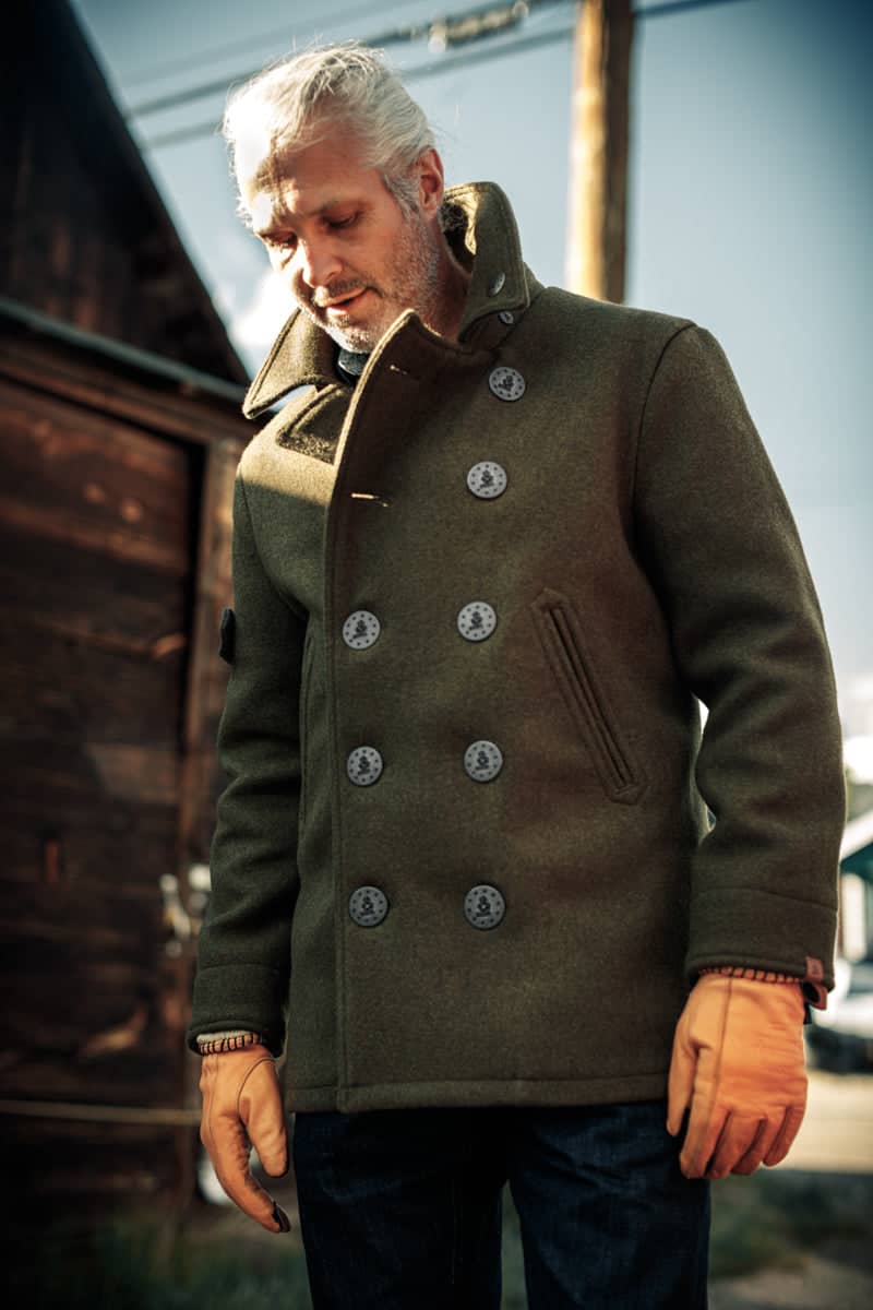 Hunter green peacoat hotsell