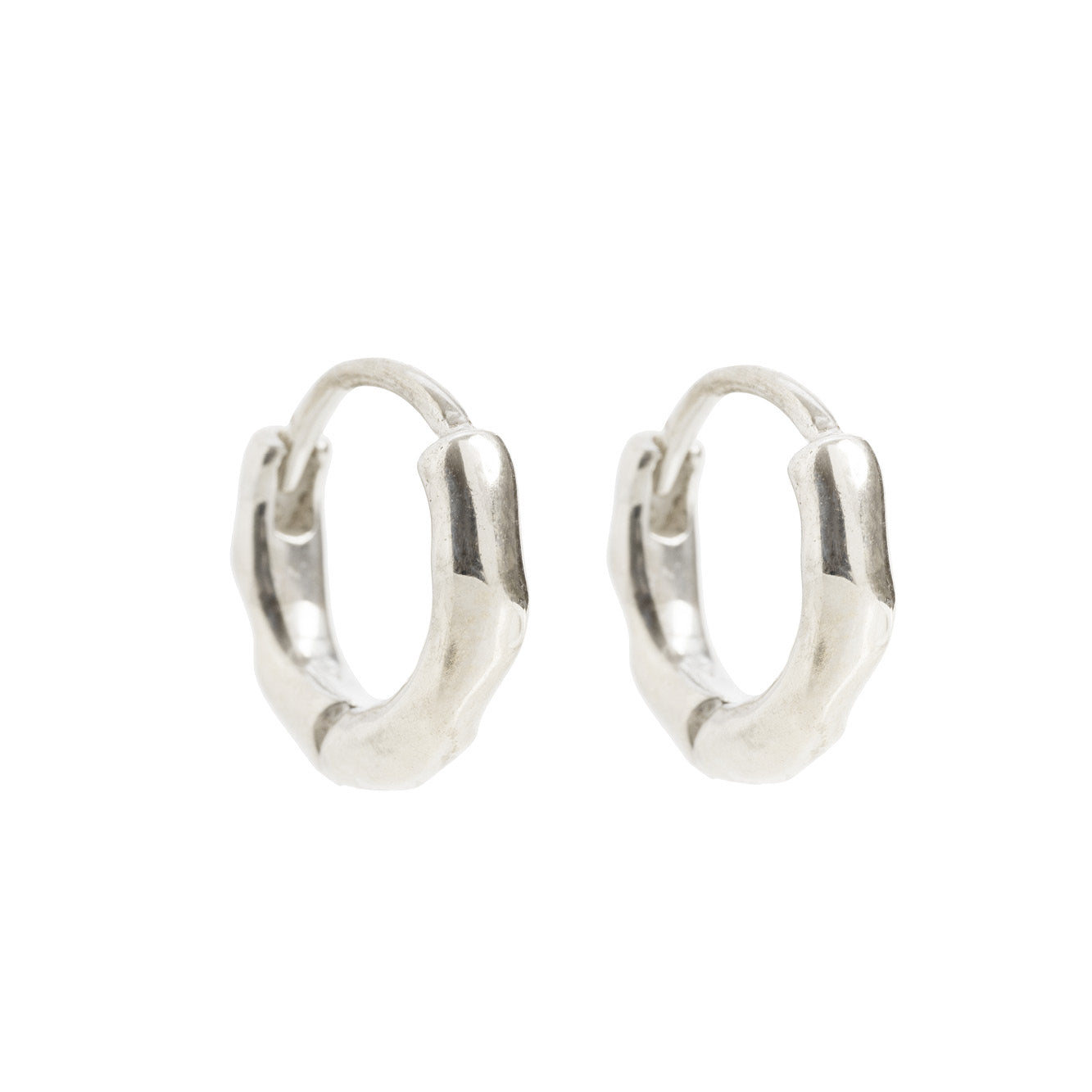 Freya Rose Women's Silver Huggies