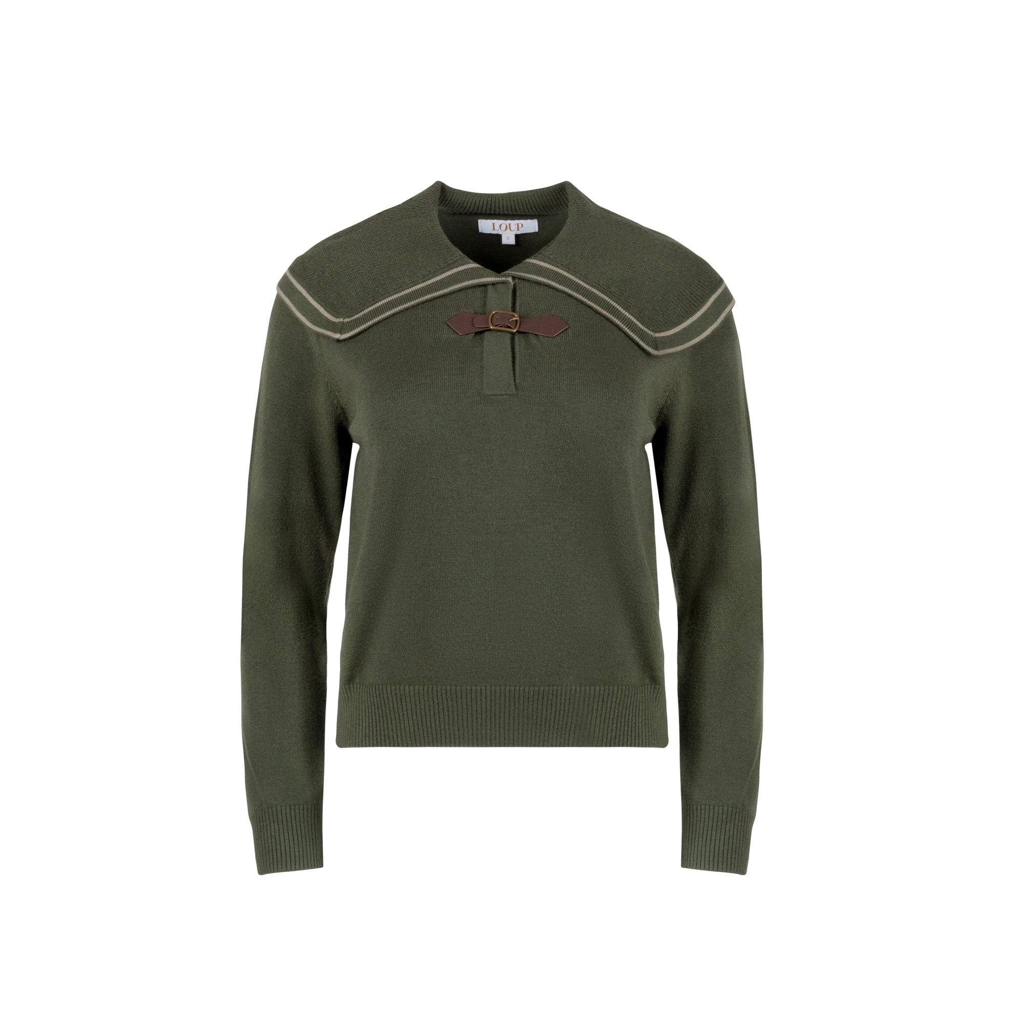 Loup Clothing Women's Sailor Sweater Green