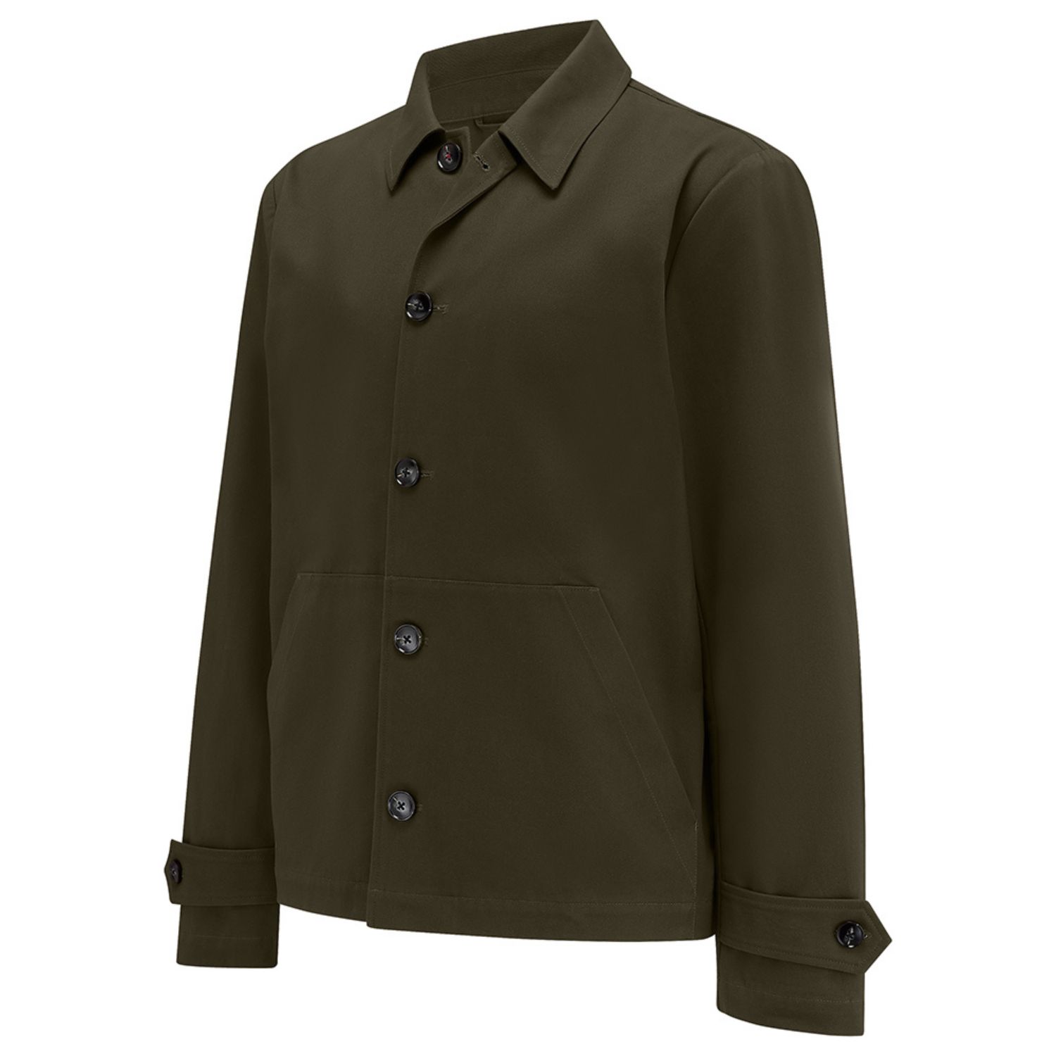 Guards London Men's Green Lancer Cotton Chore Jacket - Khaki In Green