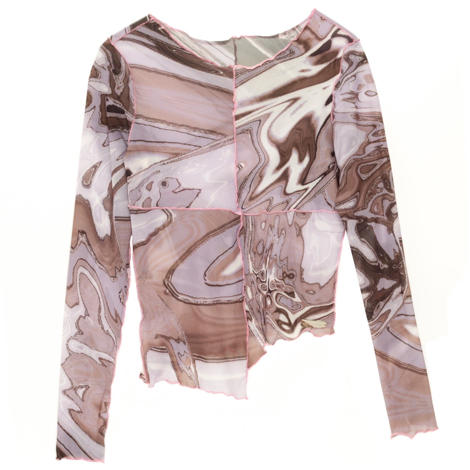 Paloma Lira Men's Grey Galaxy Mesh Top In Grey