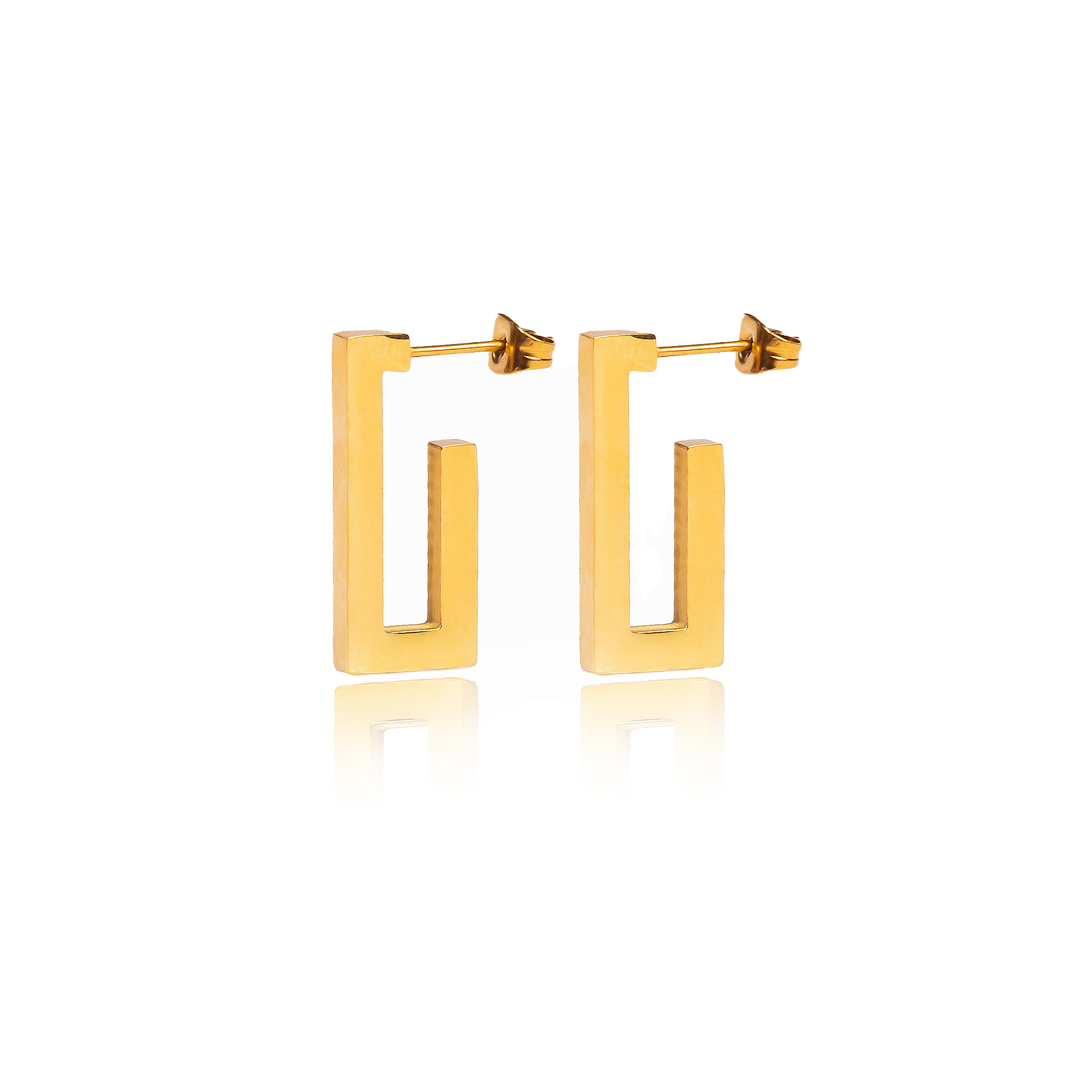 Tseatjewelry Women's Gold Keep Earrings