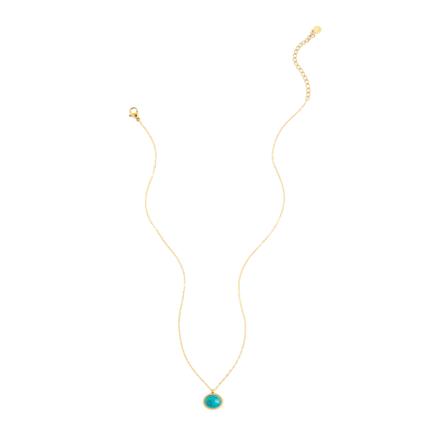 Starfish Project Women's Gold / Blue Hopeful Glow Necklace In Turquoise