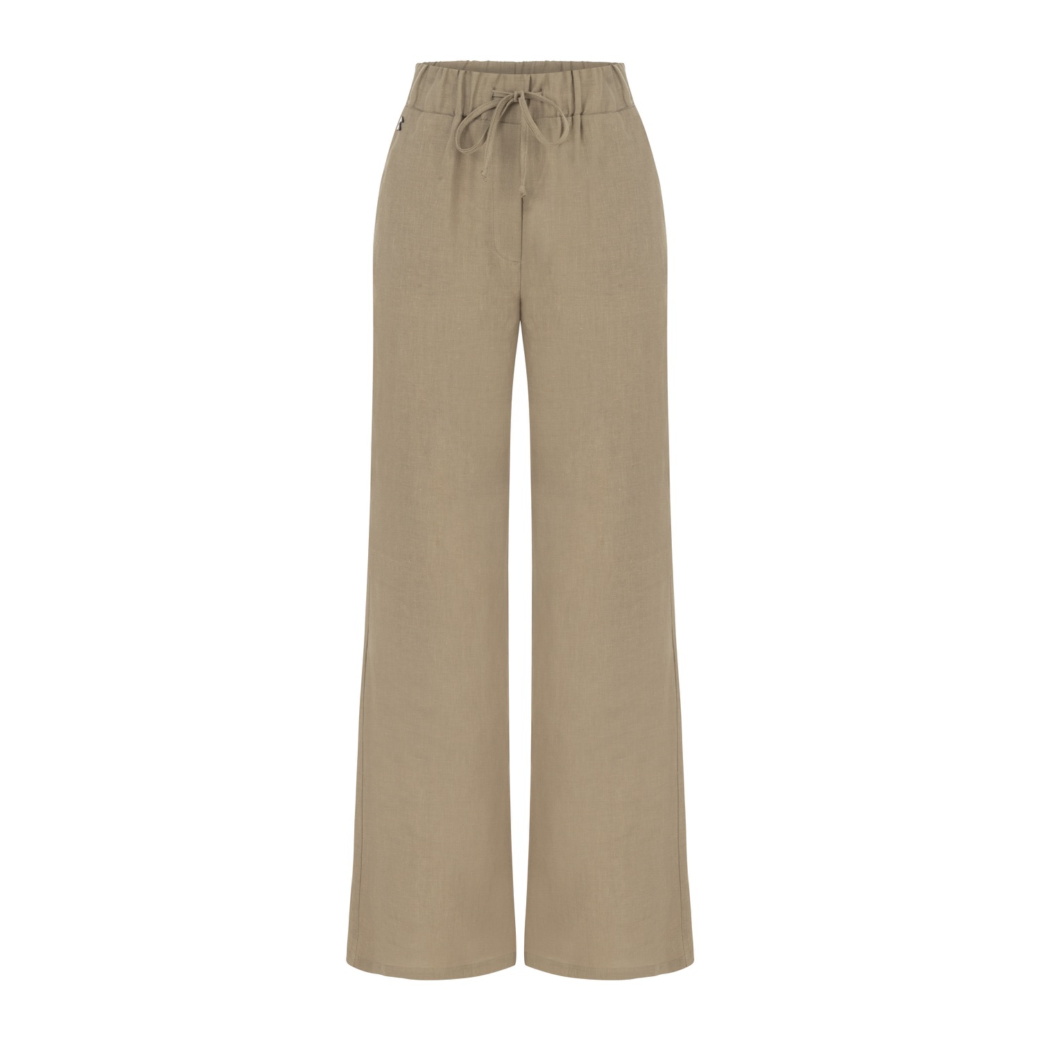 Dor Raw Luxury Women's Neutrals / Brown Today Linen Pants - Khaki In Brown