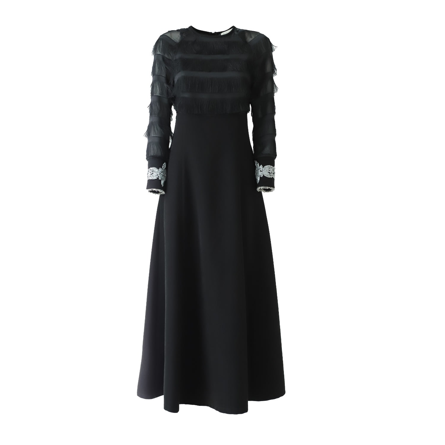 Women’s Smocked Waist Midi Dress Black XXL Julia Allert