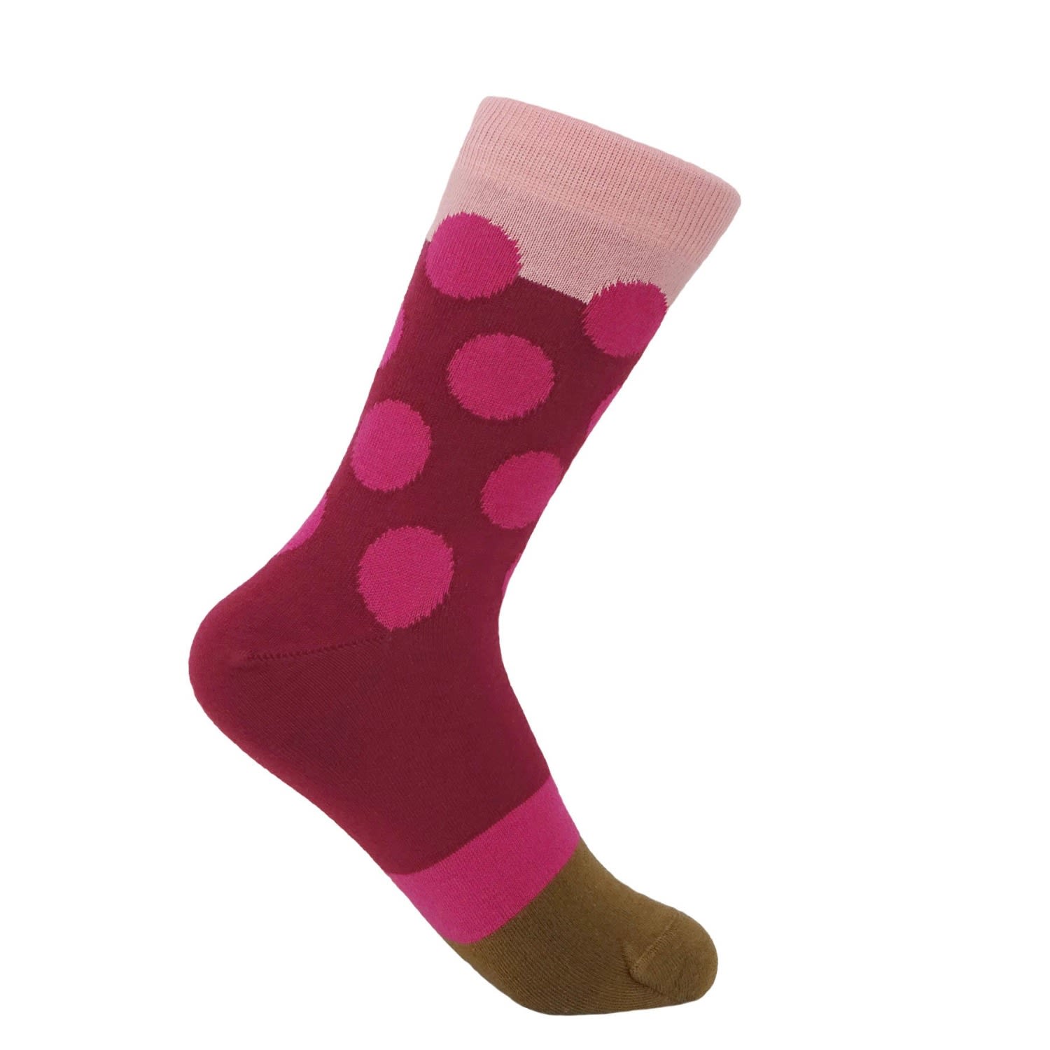 Peper Harow - Made In England Pink Raspberry Eleanor Women's Socks In Pink