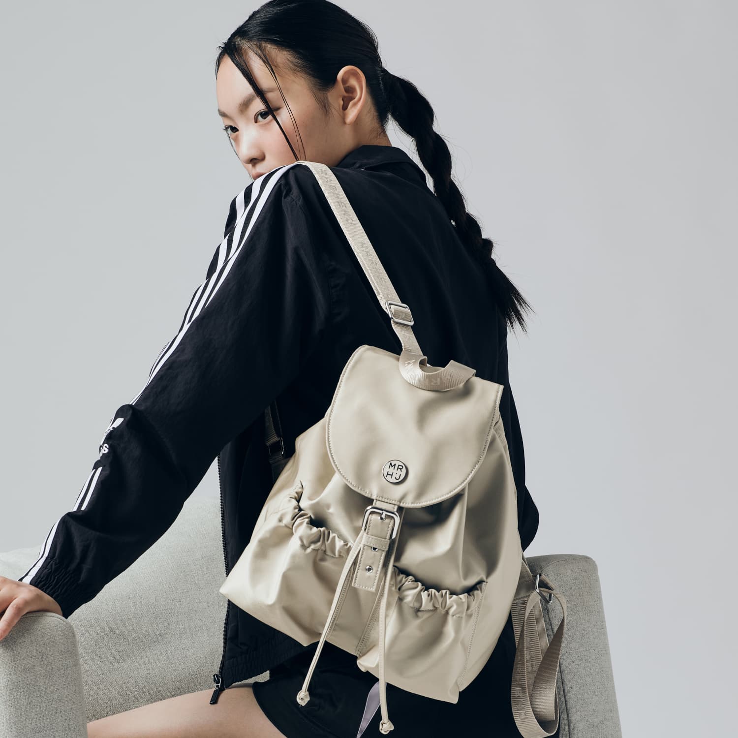◆MARHEN.J◆ Scarlet Nylon Daily Backpack MJ1101801 SCARLET - MARHEN.J