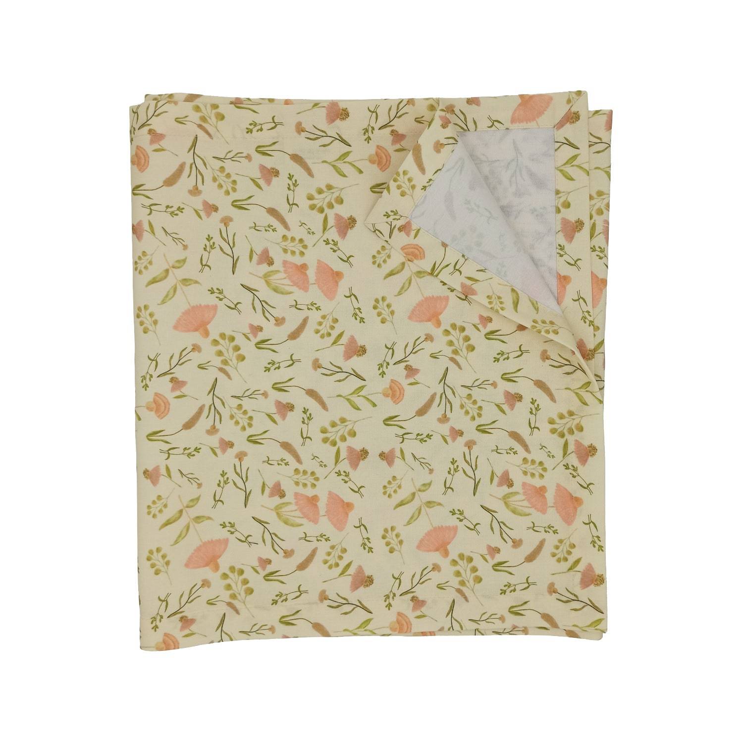Poppi & Peaseblossom Art Neutrals Table Runner Vintage Flower Garden - Cream