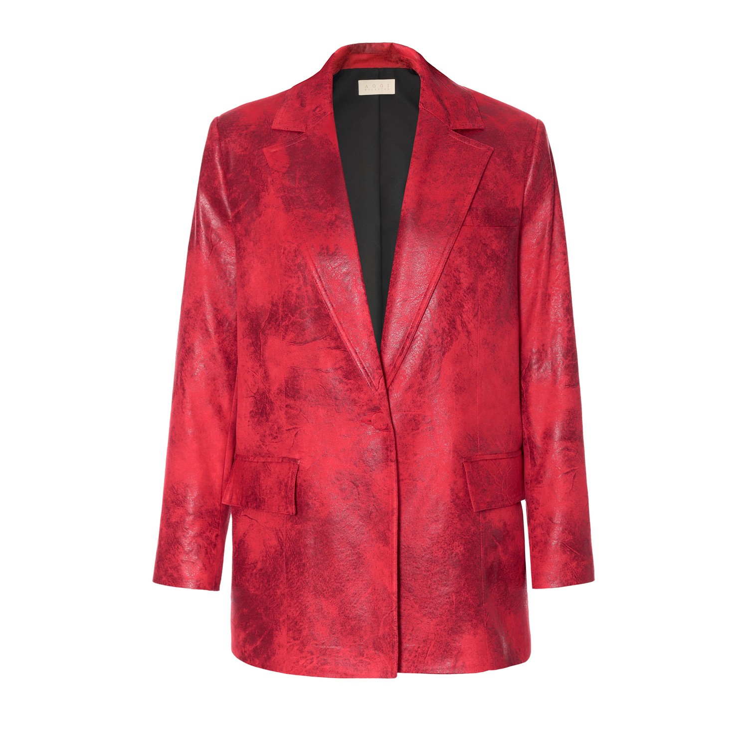 Women's Red Roxy Bittersweet Long Oversized Blazer | Medium | Aggi by Halewski