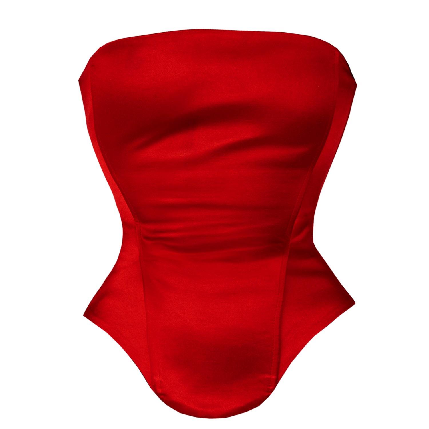 La Musa Women's Red Carmen Corset In Red