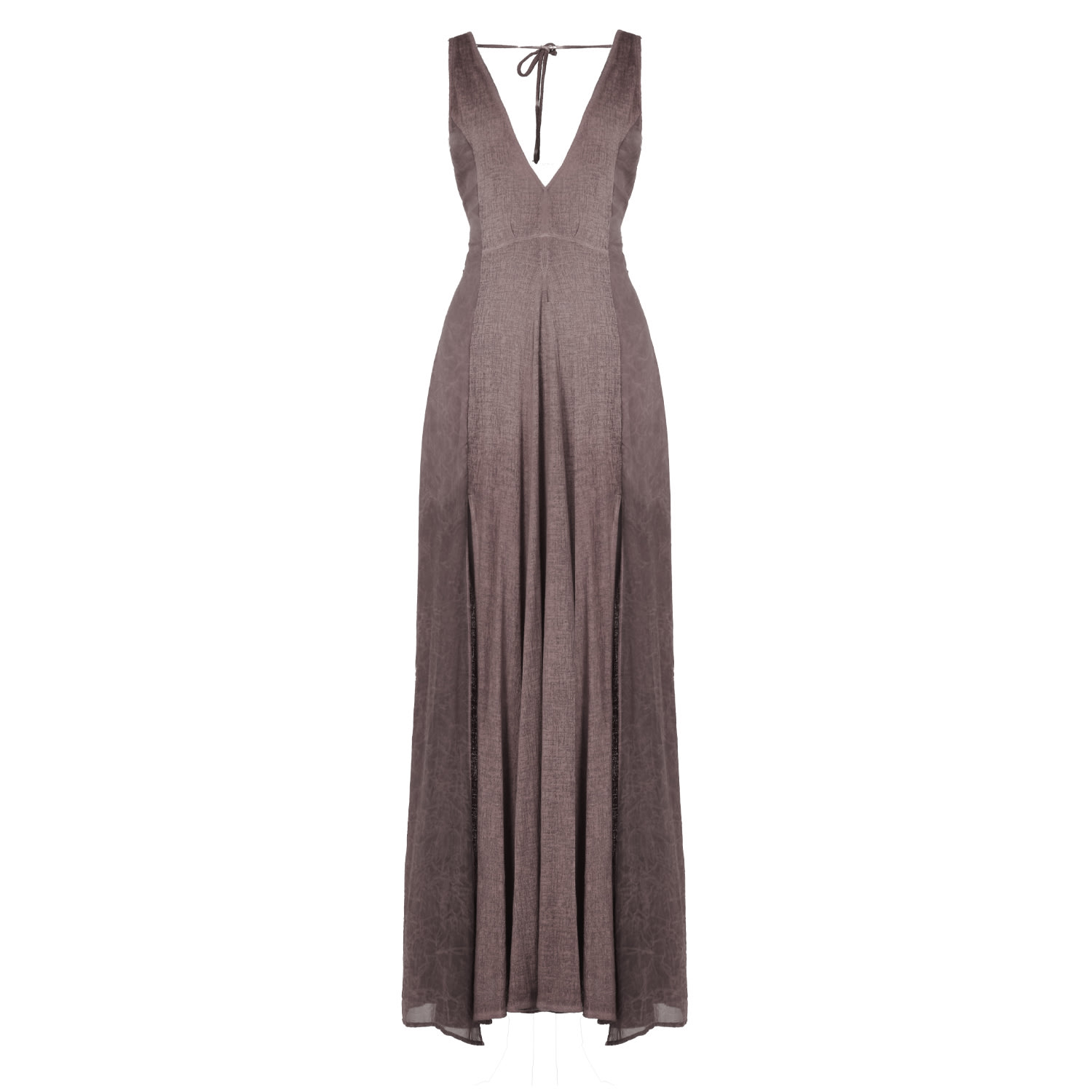 Women's Neutrals / Pink Zhe Dress Ancient Rose - Boho Maxi Dress | One Size | Zhenabia