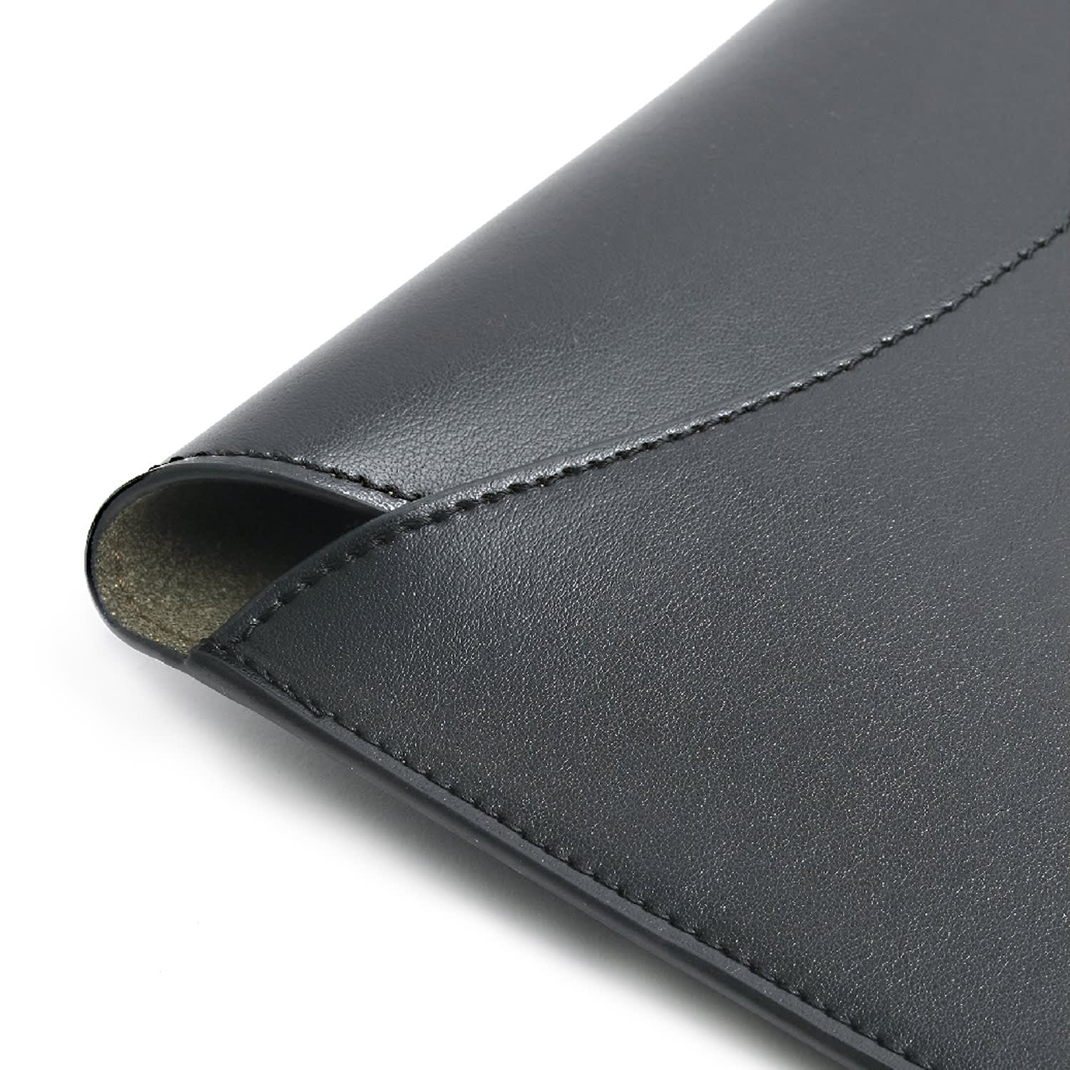 Gry Mattr Vegan Leather Laptop Sleeve - Black