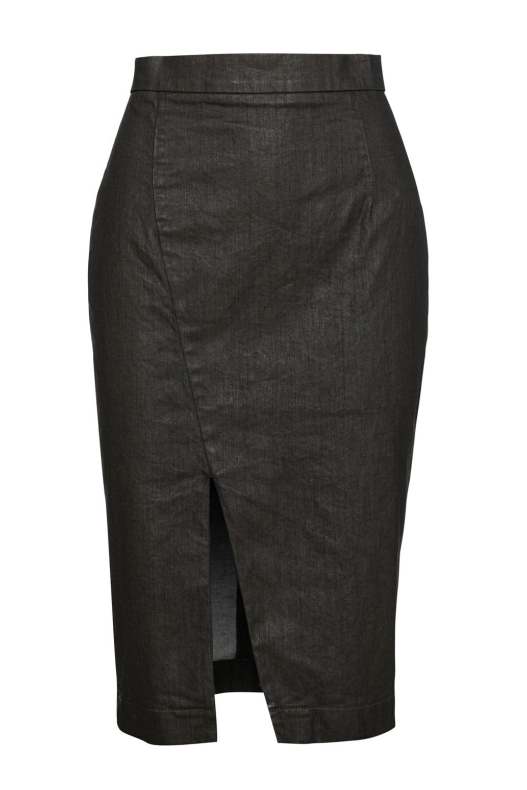 Conquista Women's Grey Dusty Green Pencil Skirt By  Fashion In Grey