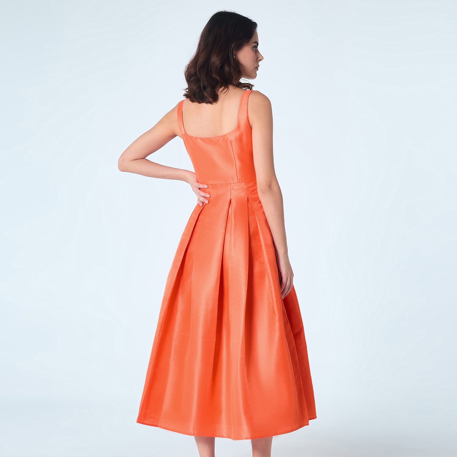 women's fit and flare cocktail dress Lita Flare High Low Midi Dress main image 0