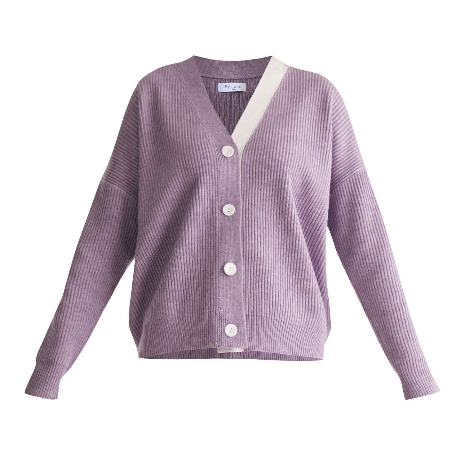 lilac cardigan
