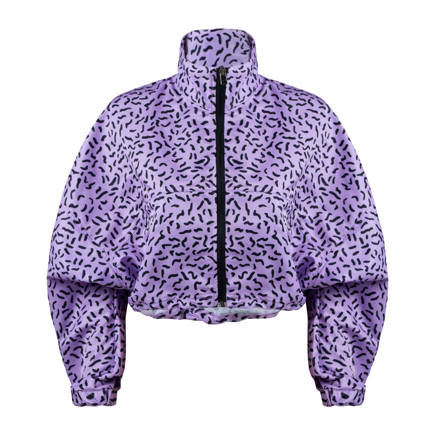 Women’s Pink / Purple Lavender Squiggle Jacket Extra Small Gazzybygazzo