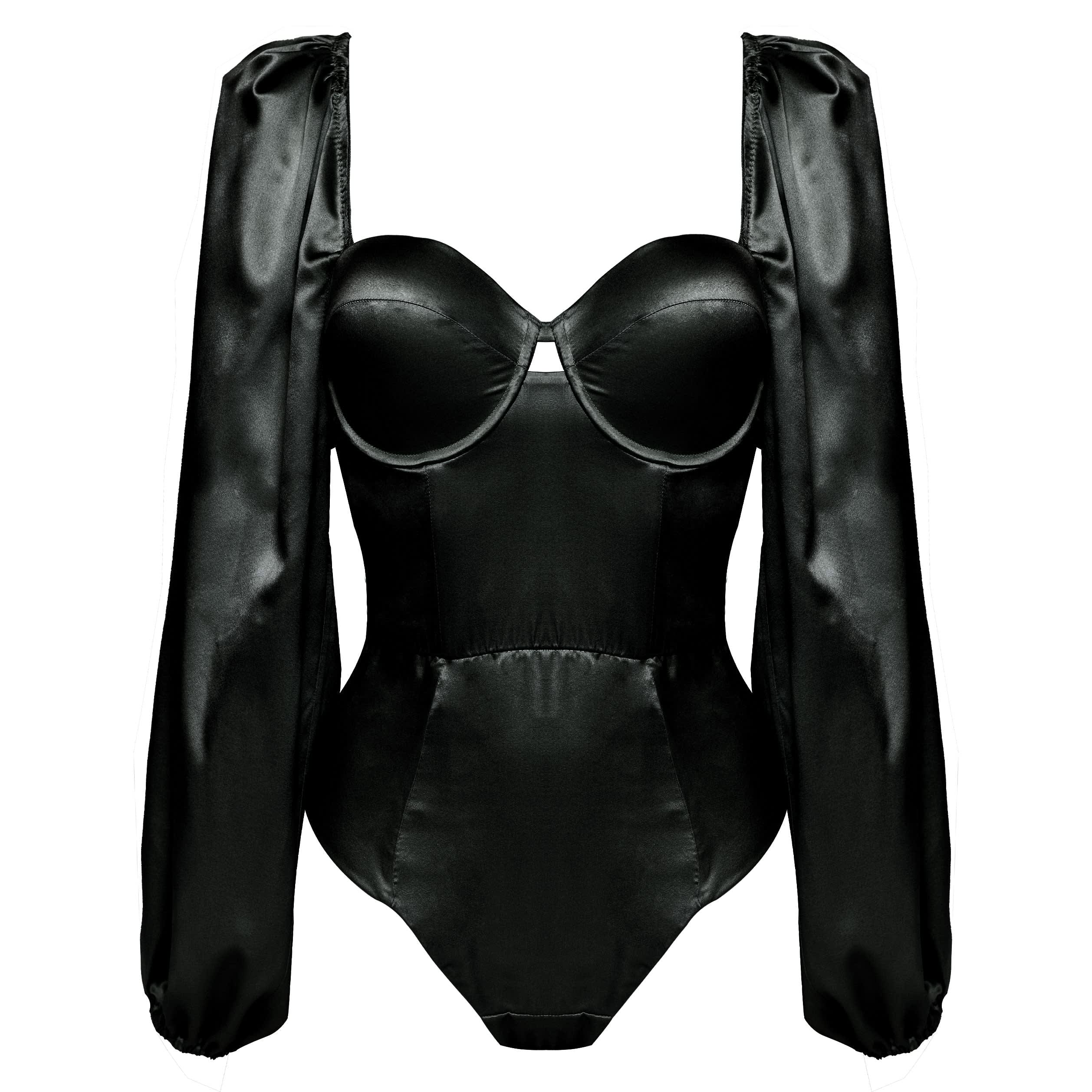 Petra Sage Bodysuit - Studio Pia Luxury Ethical Bodysuits