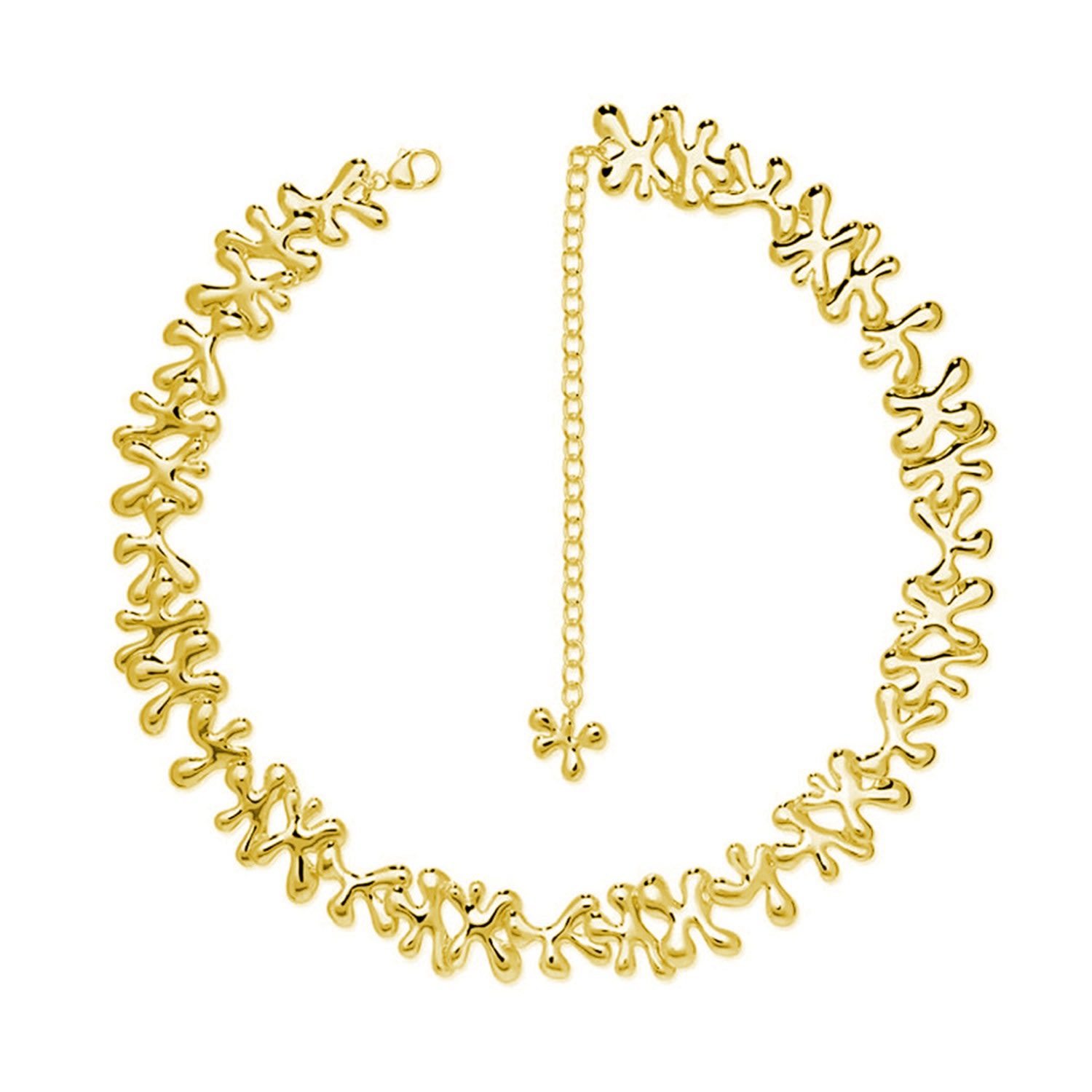 Women’s Continual Splash Necklace In Gold Vermeil Lucy Quartermaine