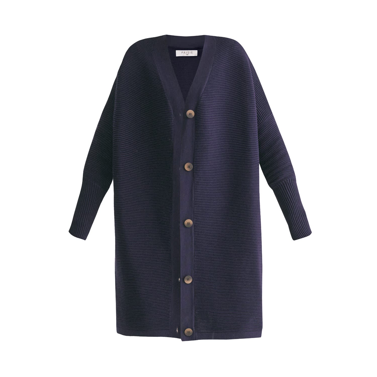 ribbed oversized cardigan