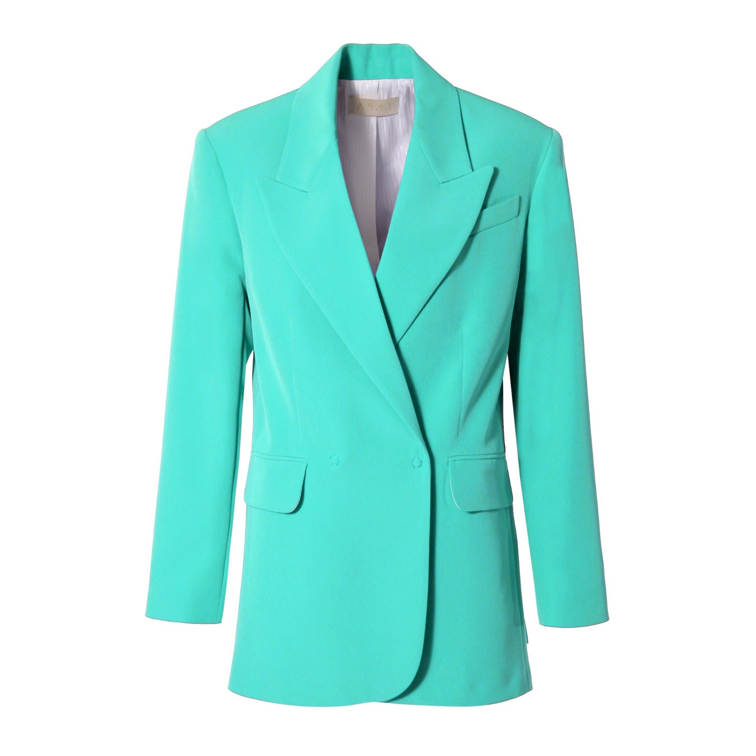 Aggi By Halewski Women's Blue Blair Mexicali Turquoise Blazer In Blue