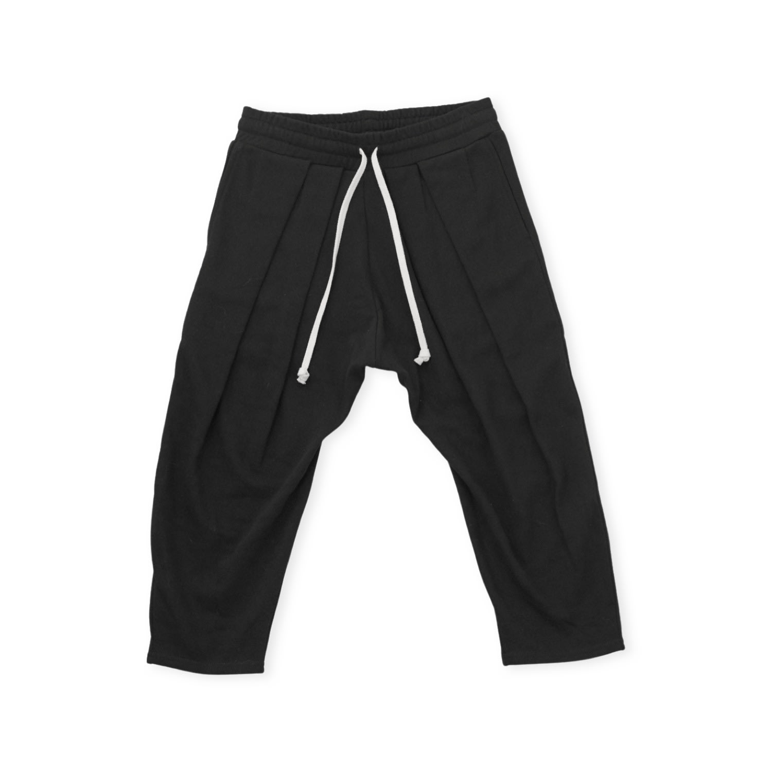 Men’s Black Double Pleated Sweatpants Extra Large Bradford Row