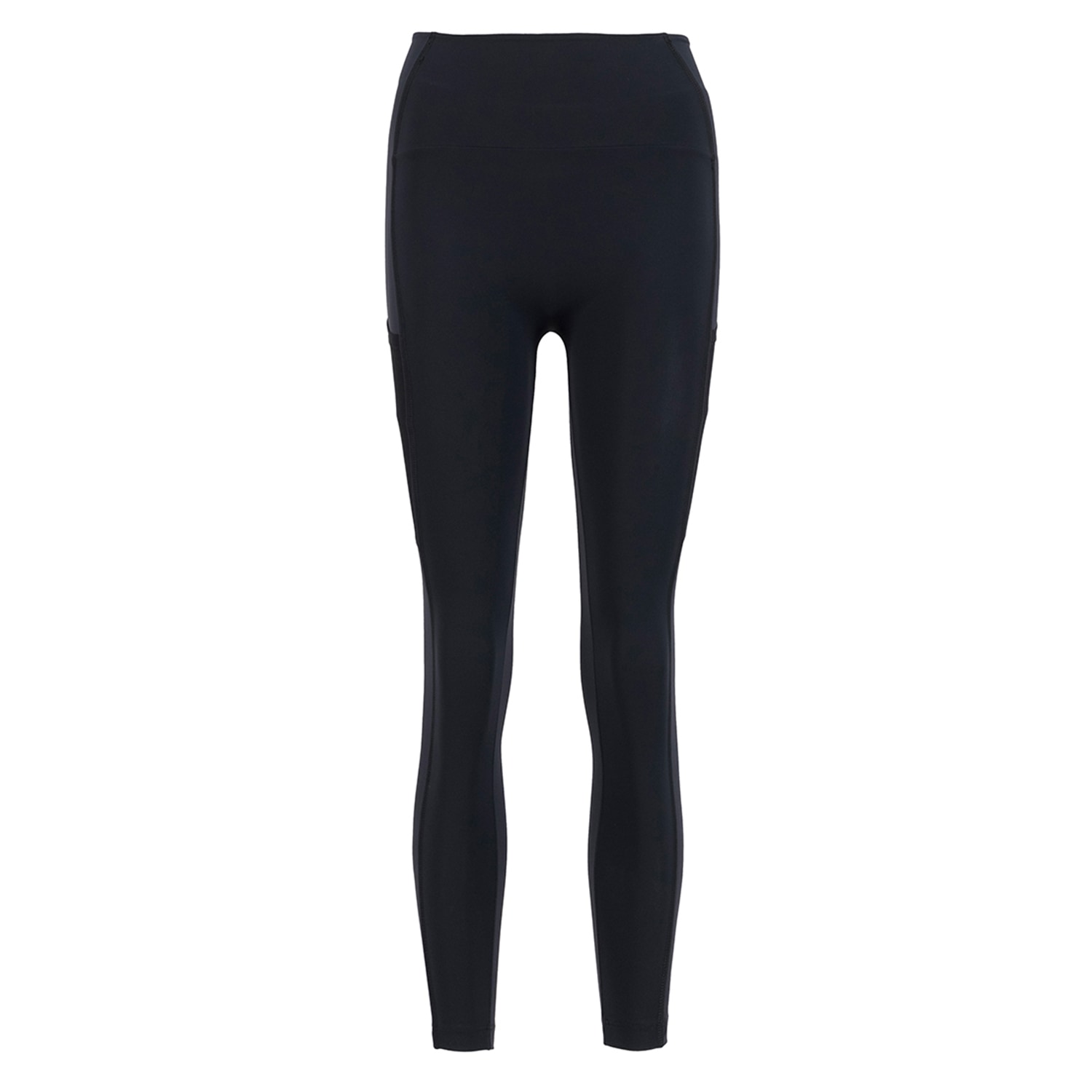 Yes Flâneuse Women's Gwen Leggings With Mesh Side Pockets Black Beauty In Black