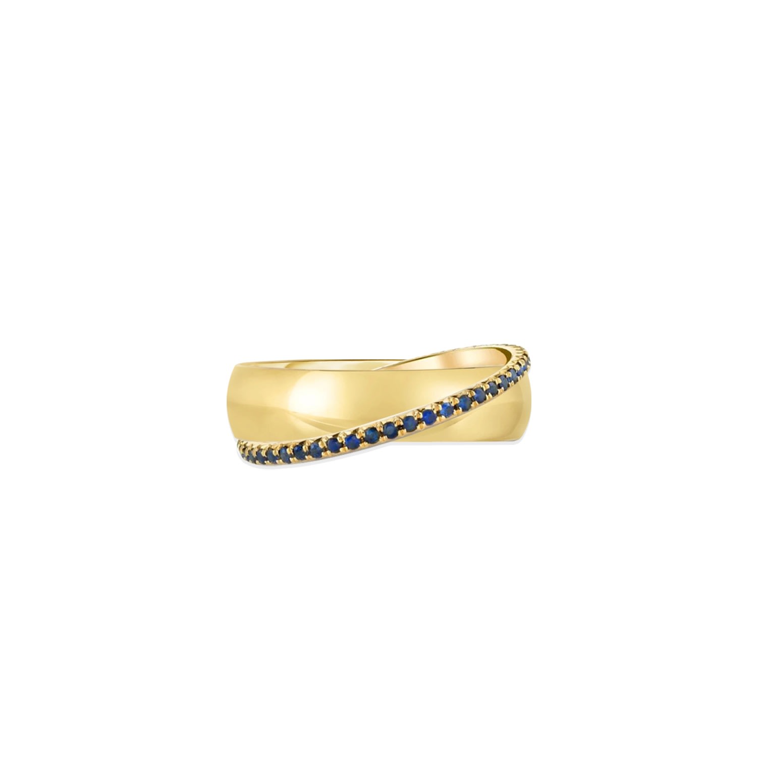 Women’s Gold / Blue Chloe Ring In Blue Sapphire Rosario Navia