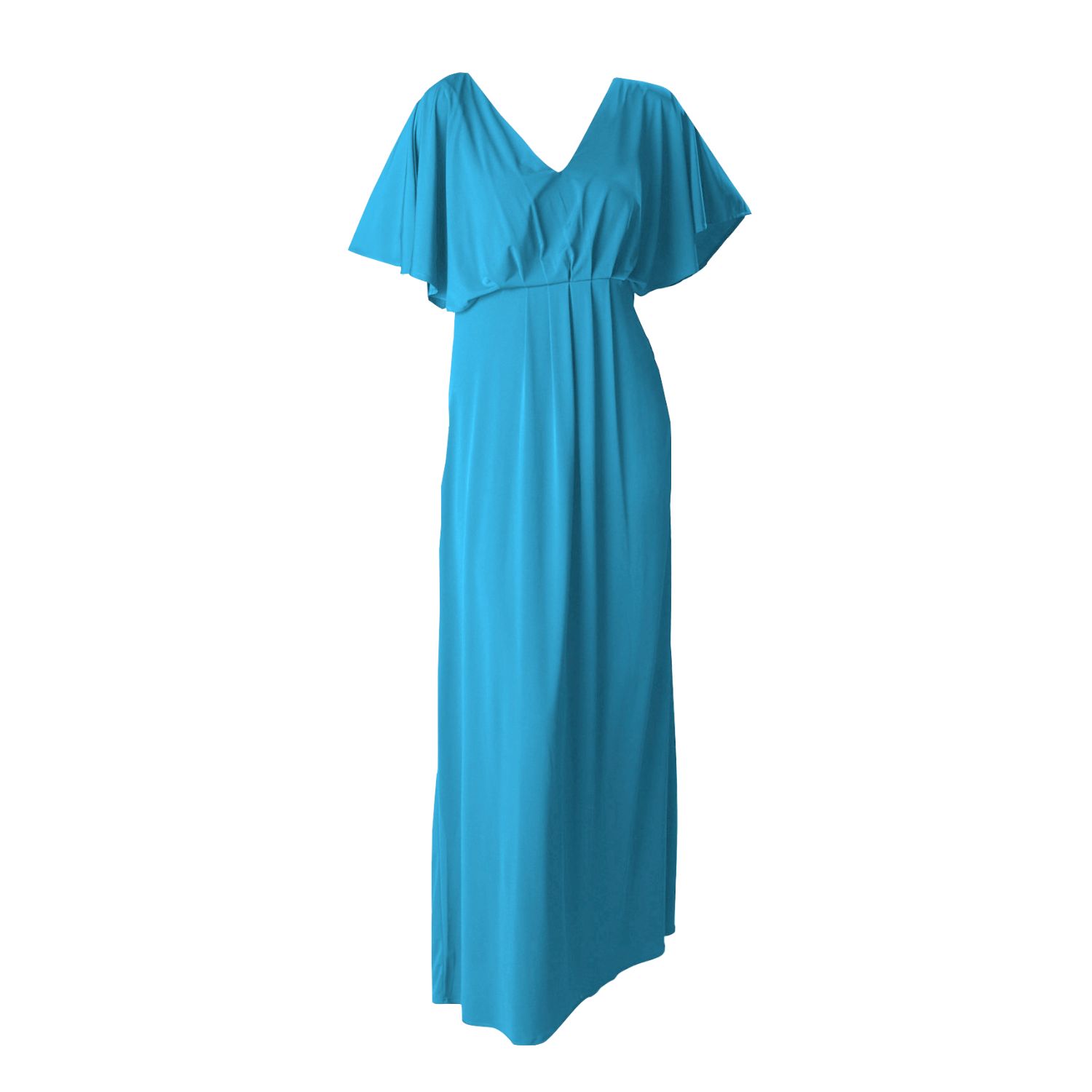 Ceylan Bcn Women's Blue Tunique Maxi Dress Teal In Blue