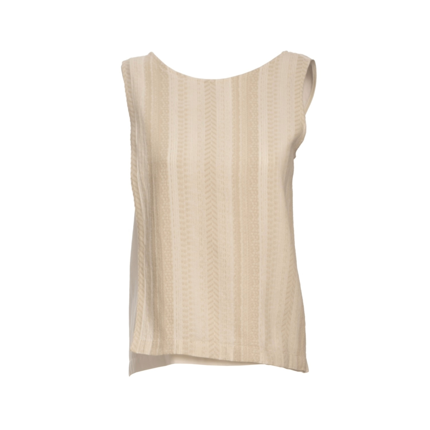 Daidallo Women's Neutrals Gaea Top Ecru In Beige