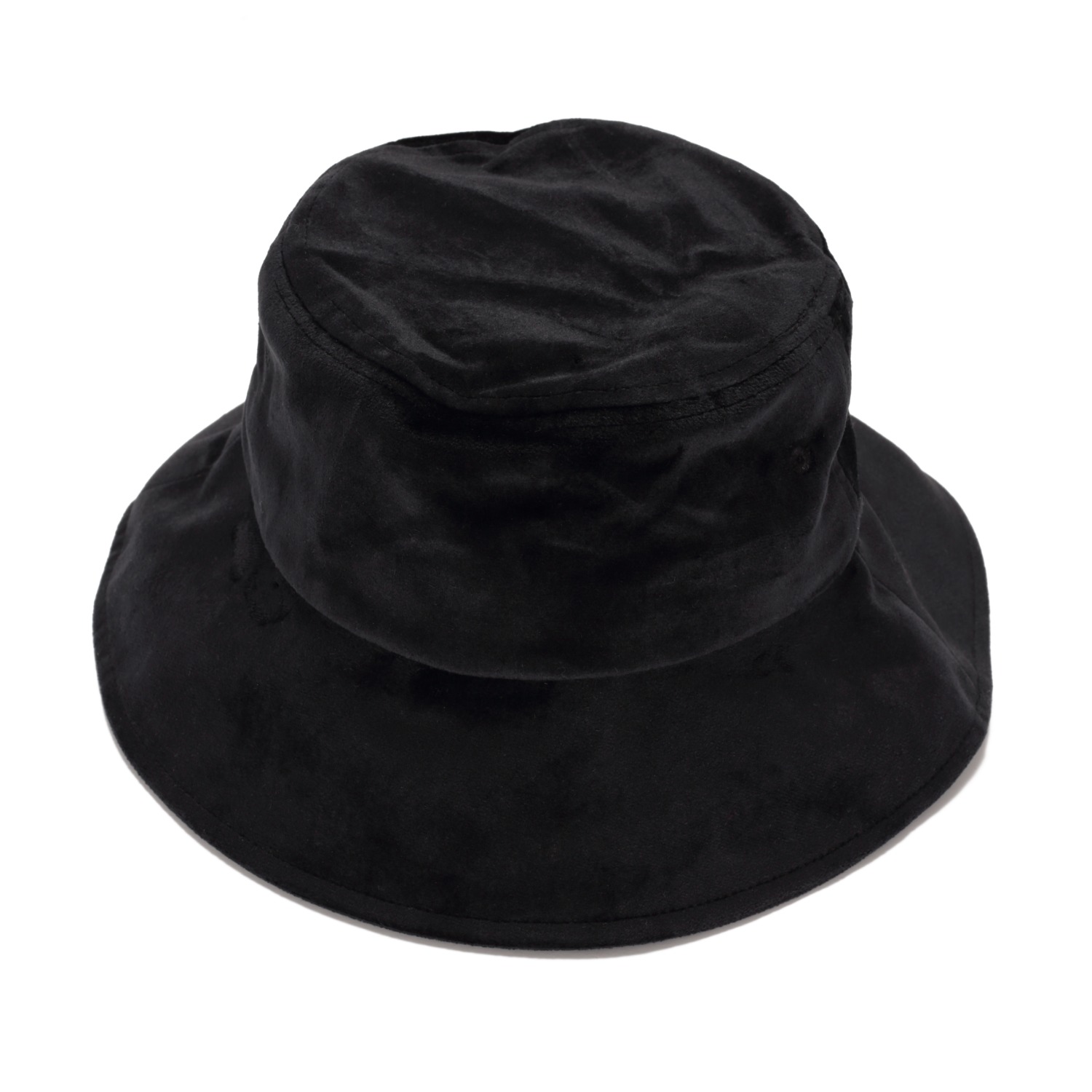Black Velvet Bucket Hat by Justine Hats