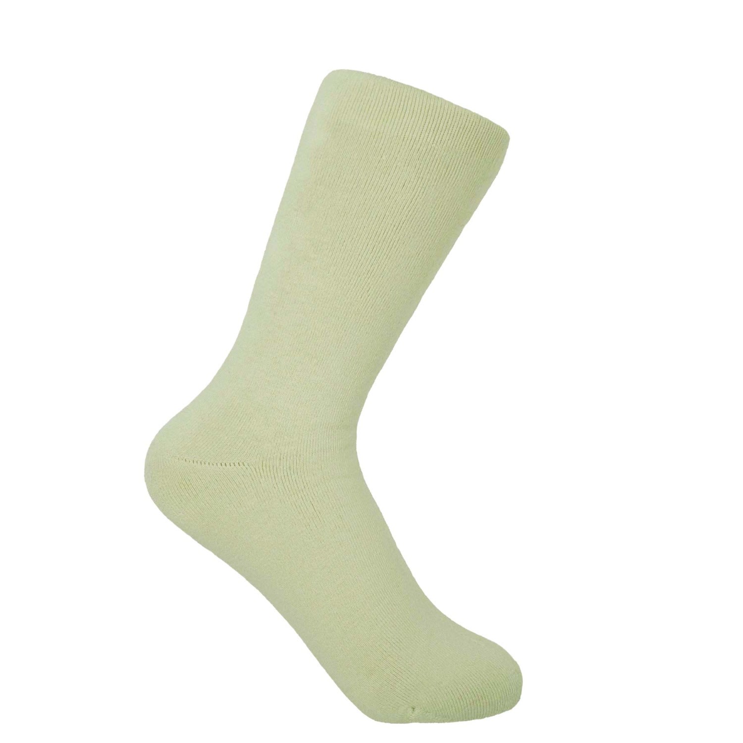 Peper Harow - Made In England Neutrals Plain Women's Bed Socks – Cream