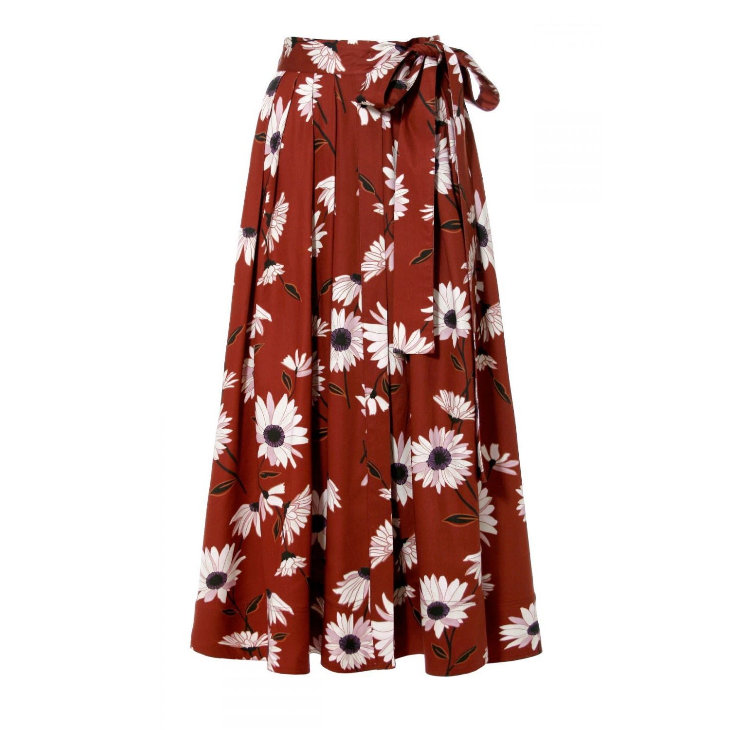 Aggi By Halewski Women's Brown Gabriella Henna Skirt In Brown