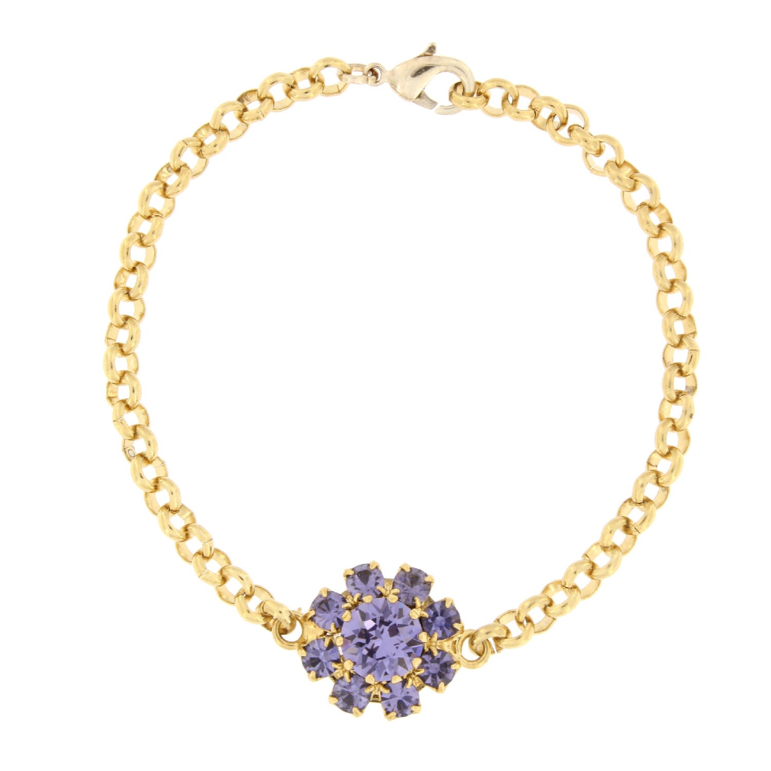 Rosaspina Firenze Women's Florentine Garden Tanzanite Bracelet In Yellow