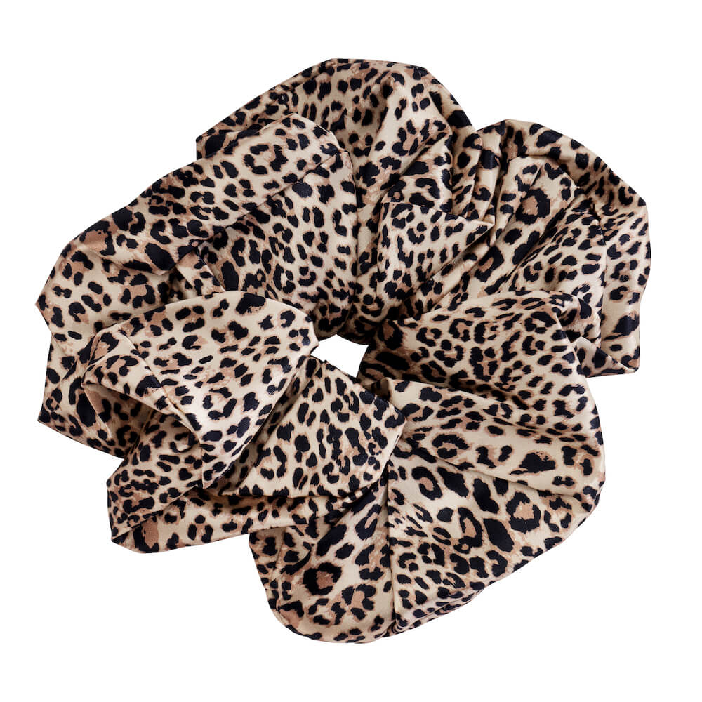 Women’s Blissy Oversized Scrunchie - Leapord One Size