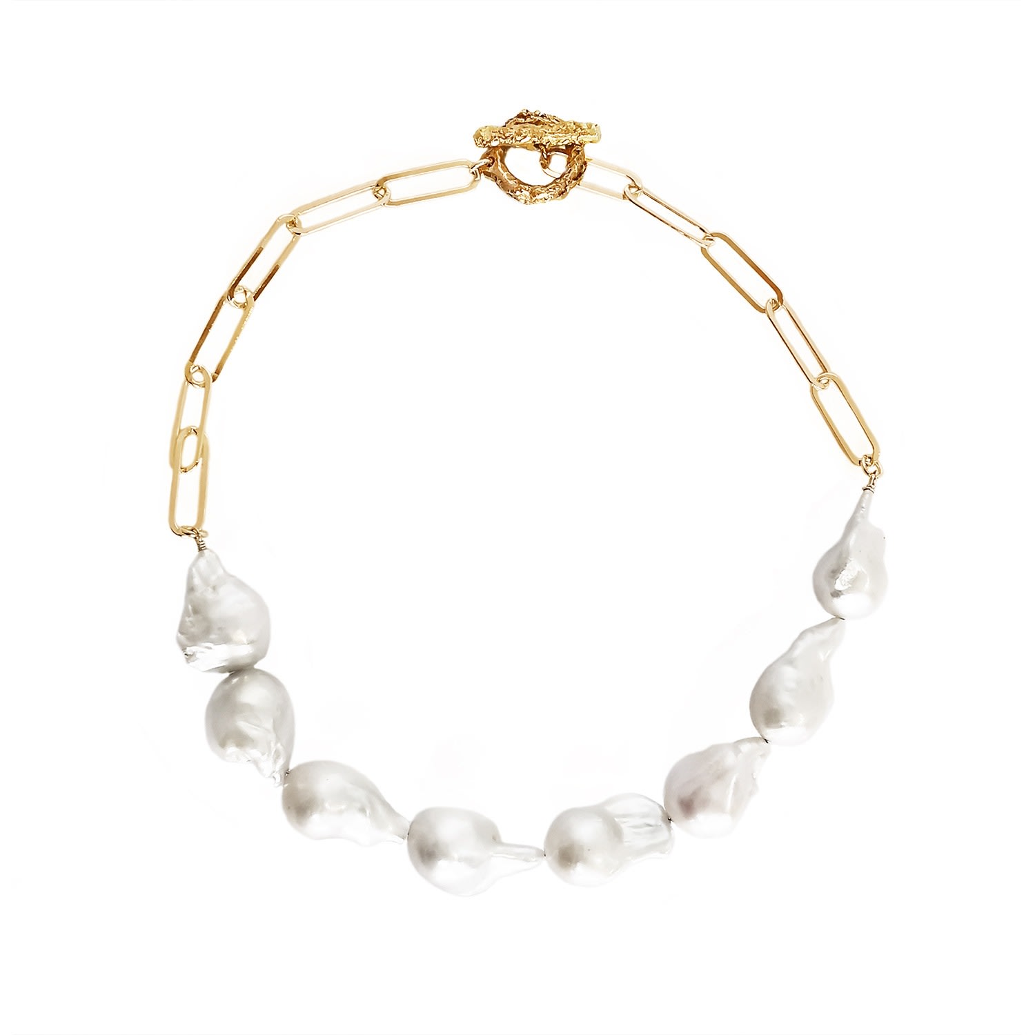 Women’s Pearls Necklace Gold Iselin