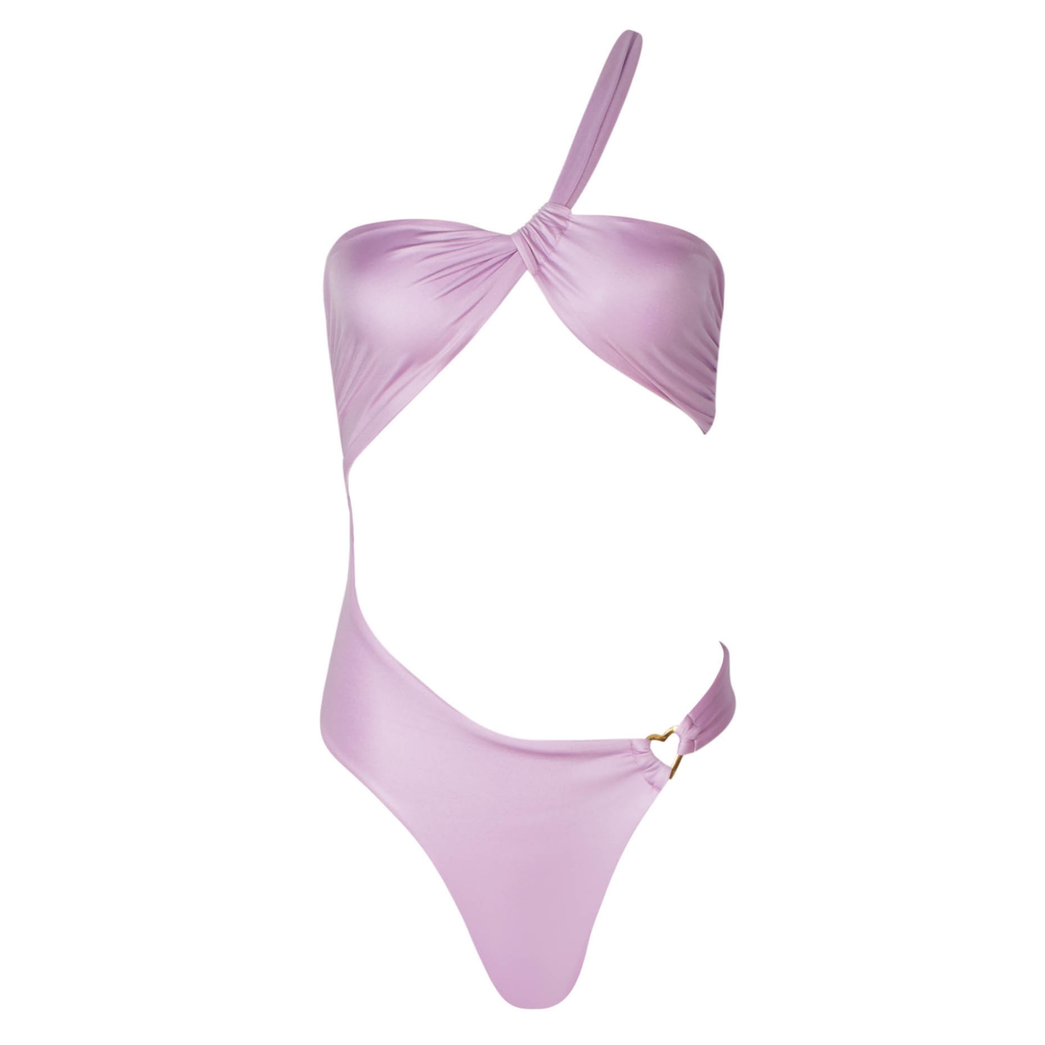 Women’s Pink / Purple Thalia Cut Out Lilac One Piece Small Soah