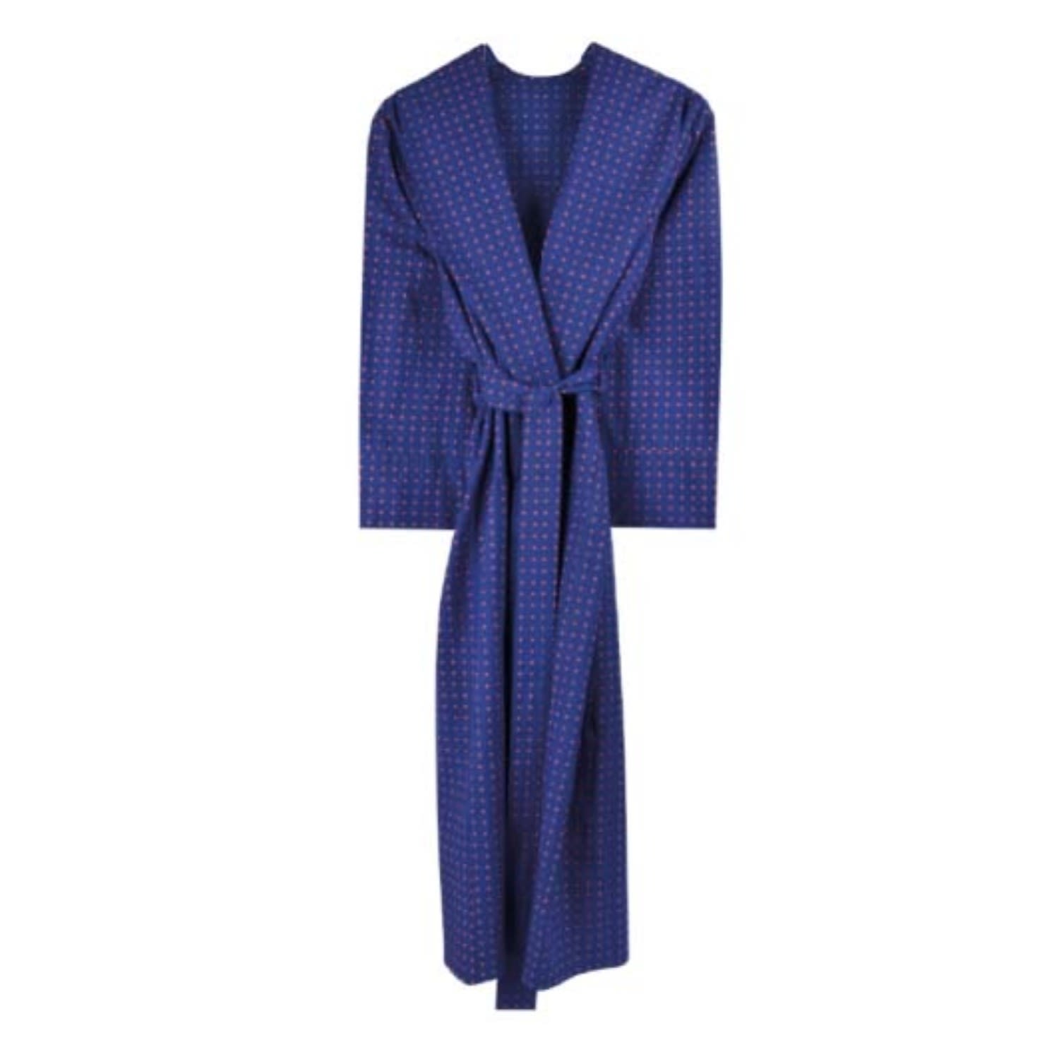 Blue Lightweight Men’s Dressing Gown - Pacific 4Xl Bown of London