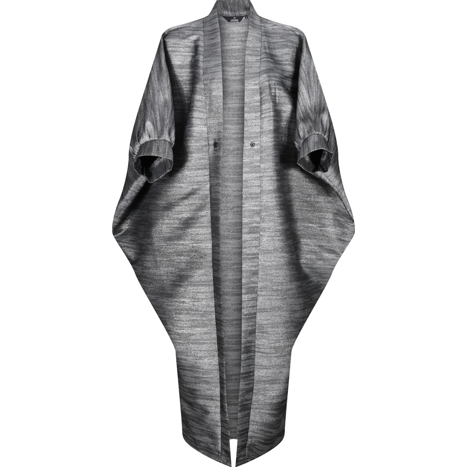 Lioness By Tf Women's Silver Sand Storm Midi Kimono Jacket In Silver