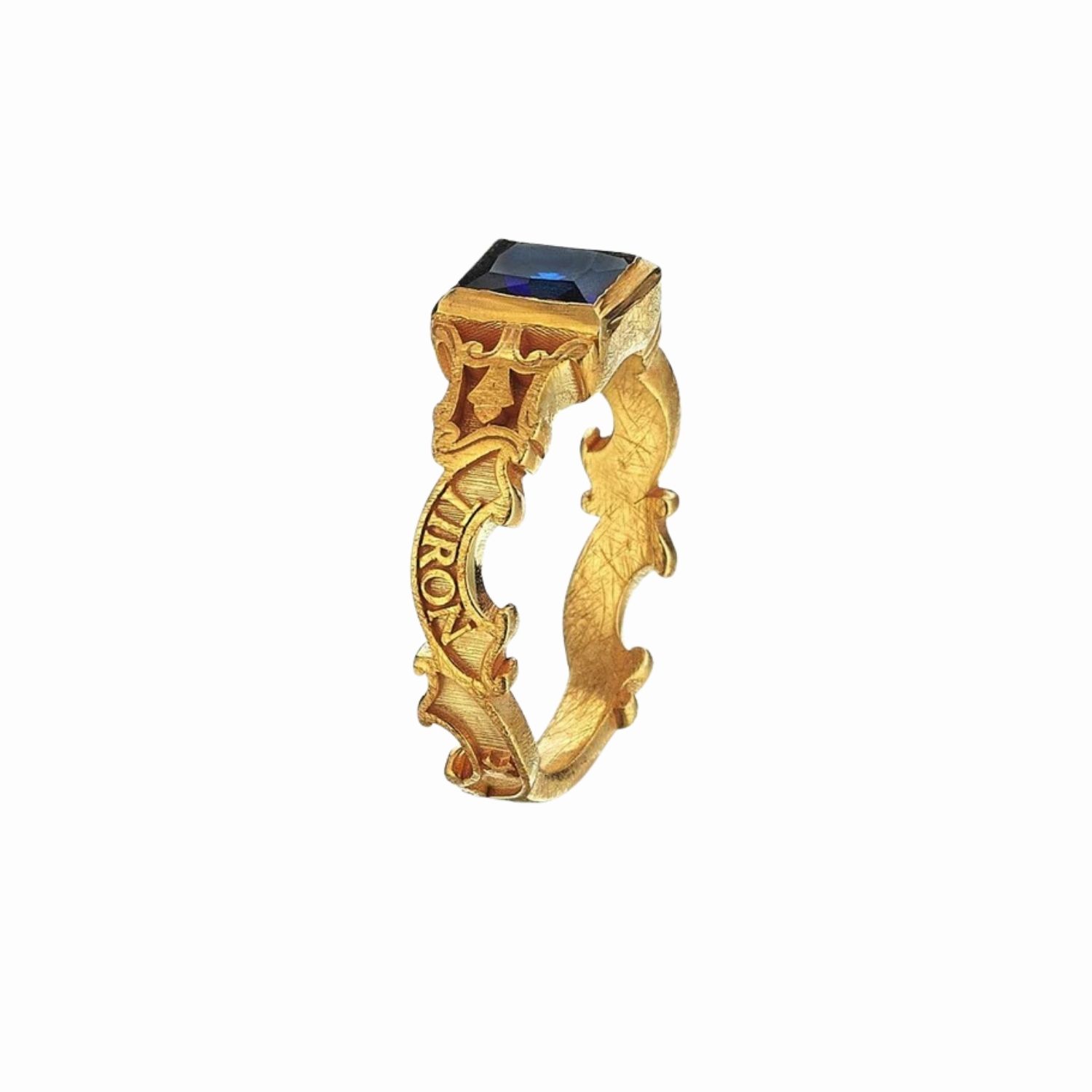 Women&rsquo;s Gold / Blue Elizabeth Ring - Limited Edition | Stefan Tiron