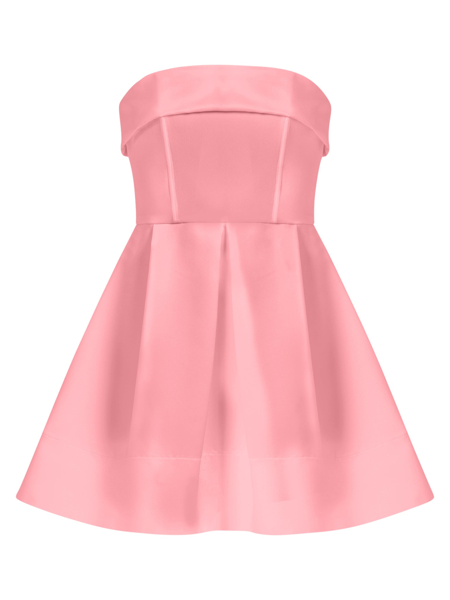 Tia Dorraine Women's Pink / Purple Wild Flower Flared Satin Mini Dress - Soft Pink In Pink/purple