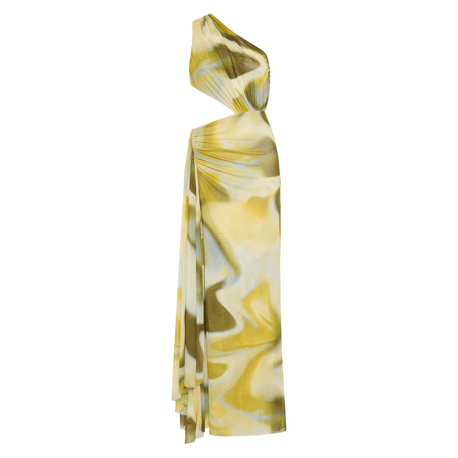 Studio Lexi Women's Green Zaniah Dress Sage Liquify Print In Green