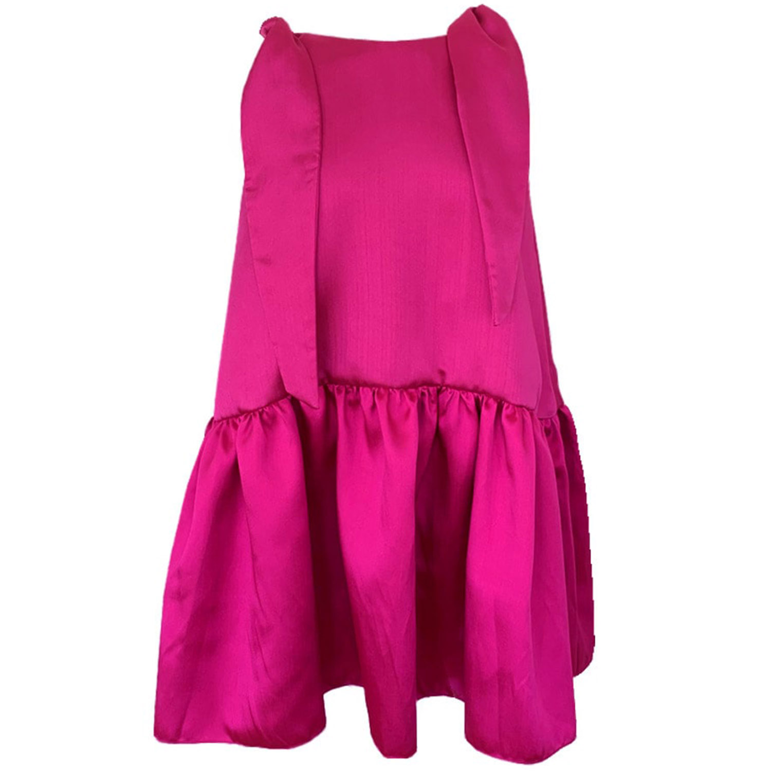 Women’s Pink / Purple Hibiscus - Fuchsia Oversized Dress M/L Jacarandá